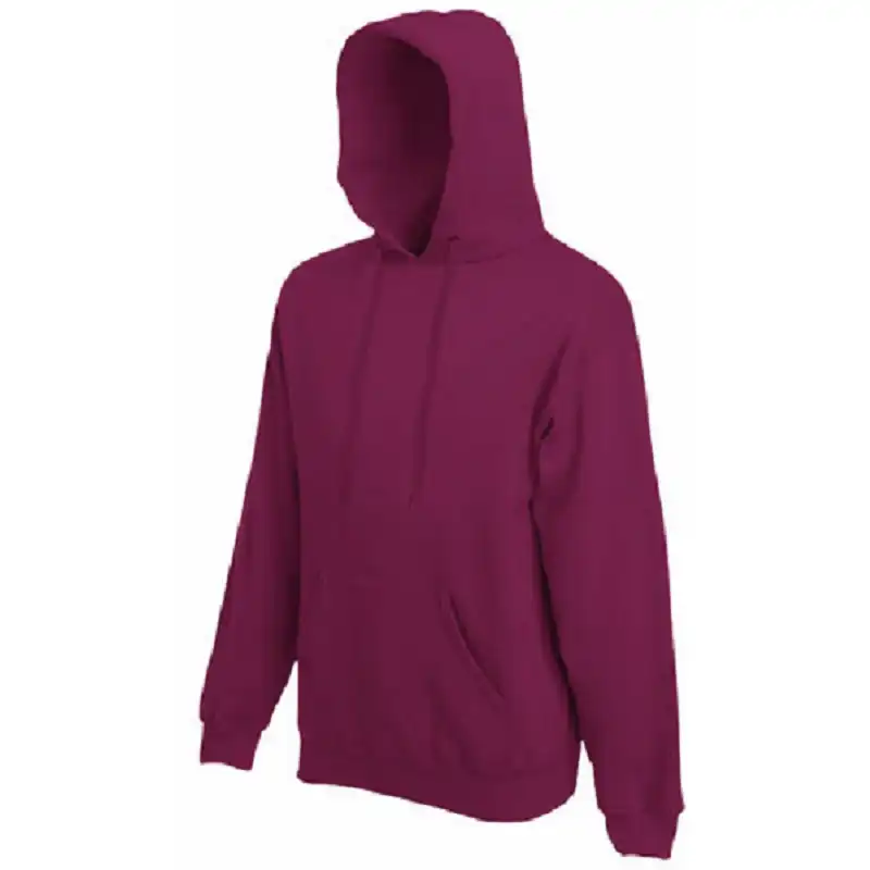 Kapuzen-Sweatshirt "F421" Classic in burgundy, L - Thumbnail 1