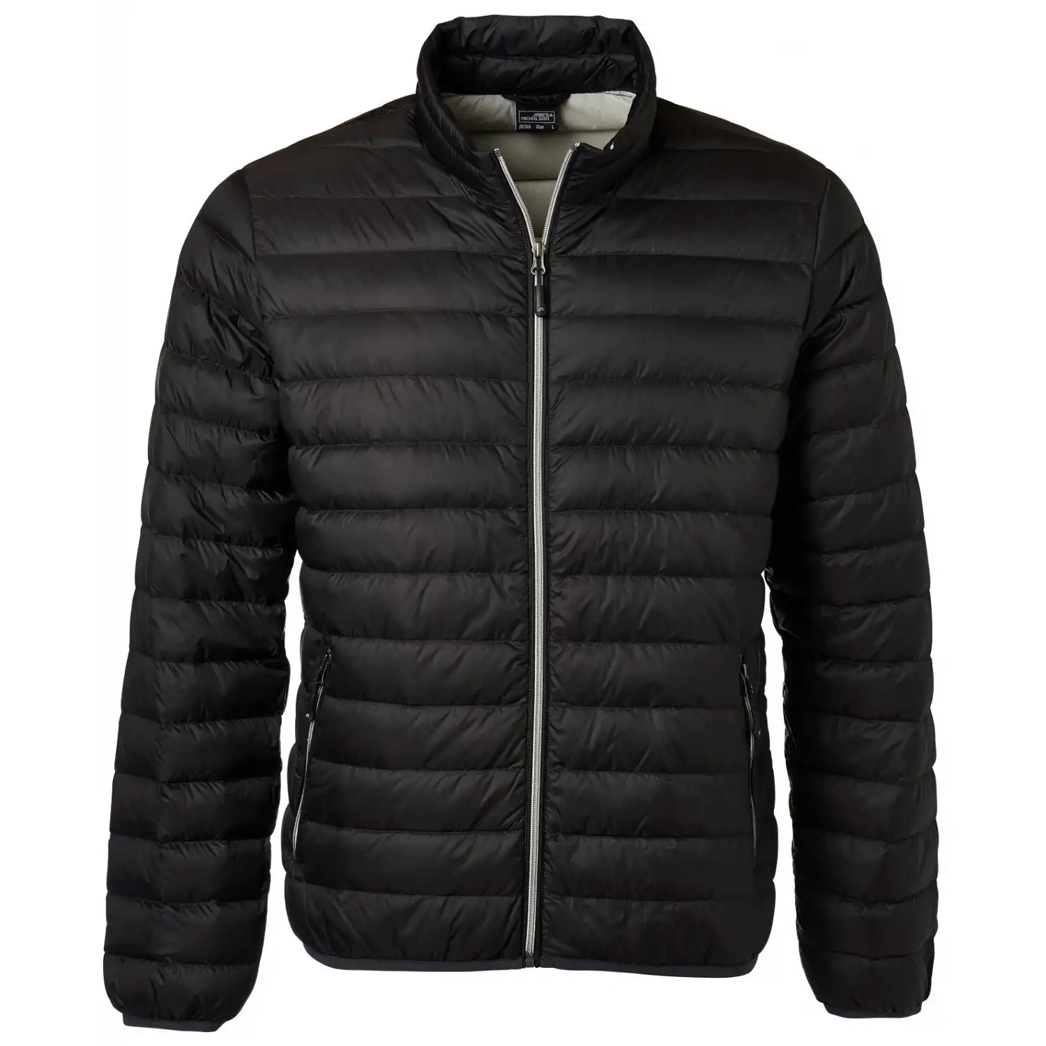 Daunenjacke "JN1140" in black/silver, XL - Bild 1