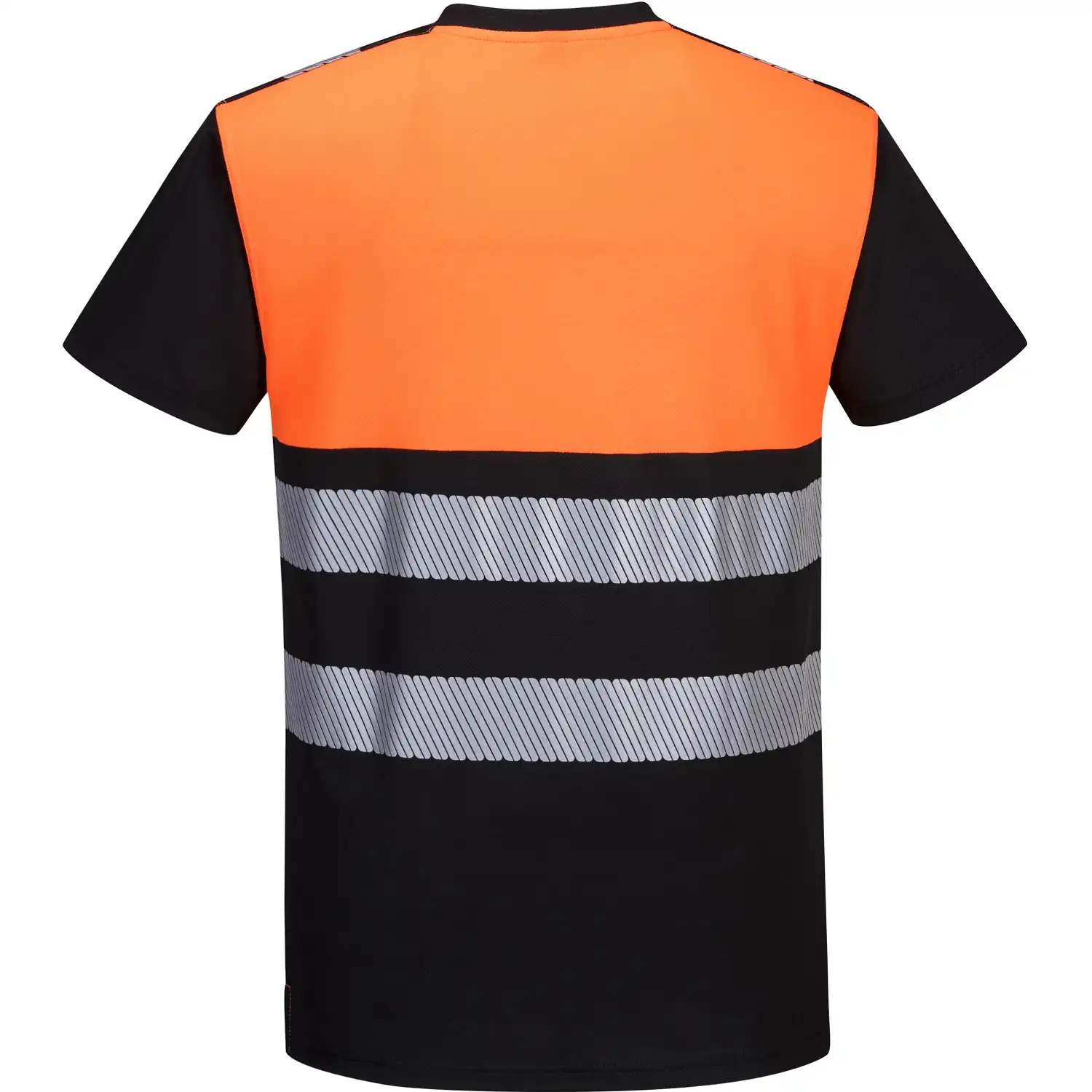Warnschutz T-Shirt "PW311" PW3 Kl. 1 in schwarz/orange, L - Thumbnail 2