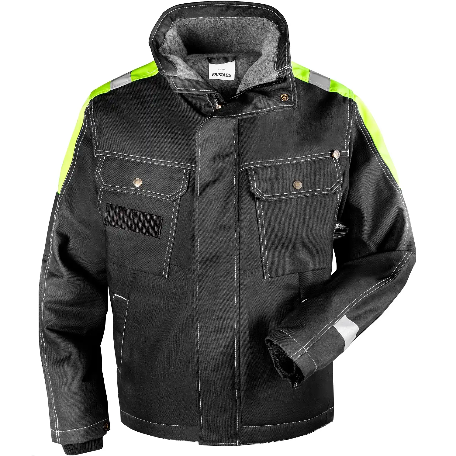 Baumwoll-Winterjacke "447 FASI" Klassiker in schwarz, XS - Thumbnail 1