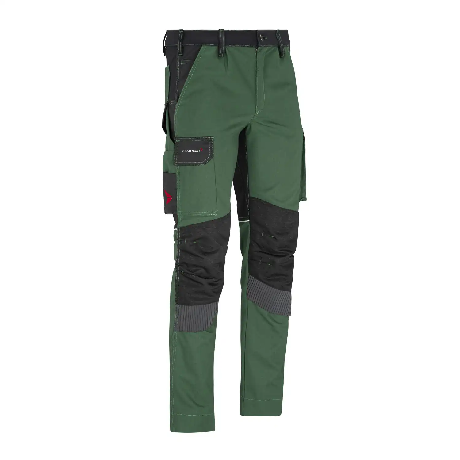 Bundhose "StretchZone® Canvas in grün/schwarz, 48 - Thumbnail 1