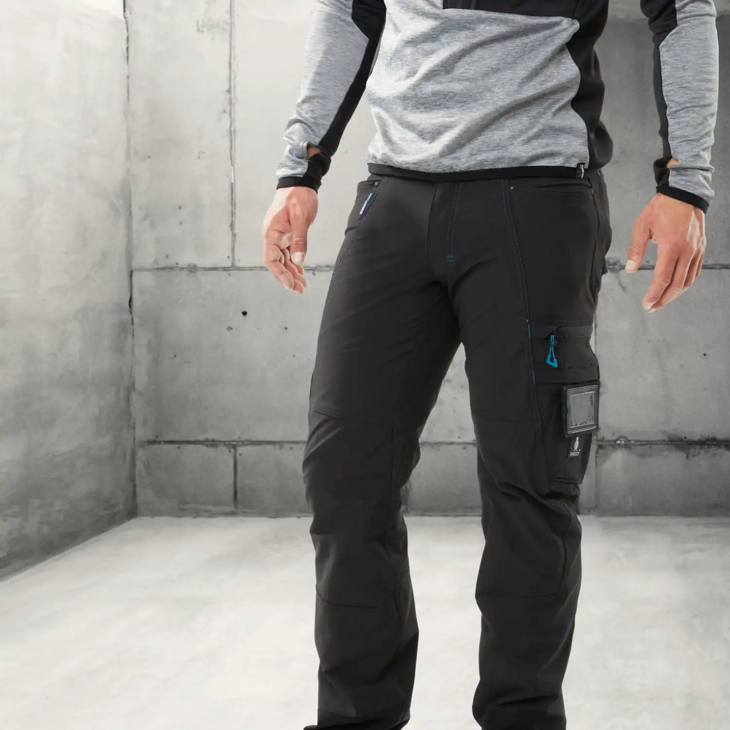 Bundhose Stretch Advanced in schwarzblau, 76C42 - Thumbnail 5