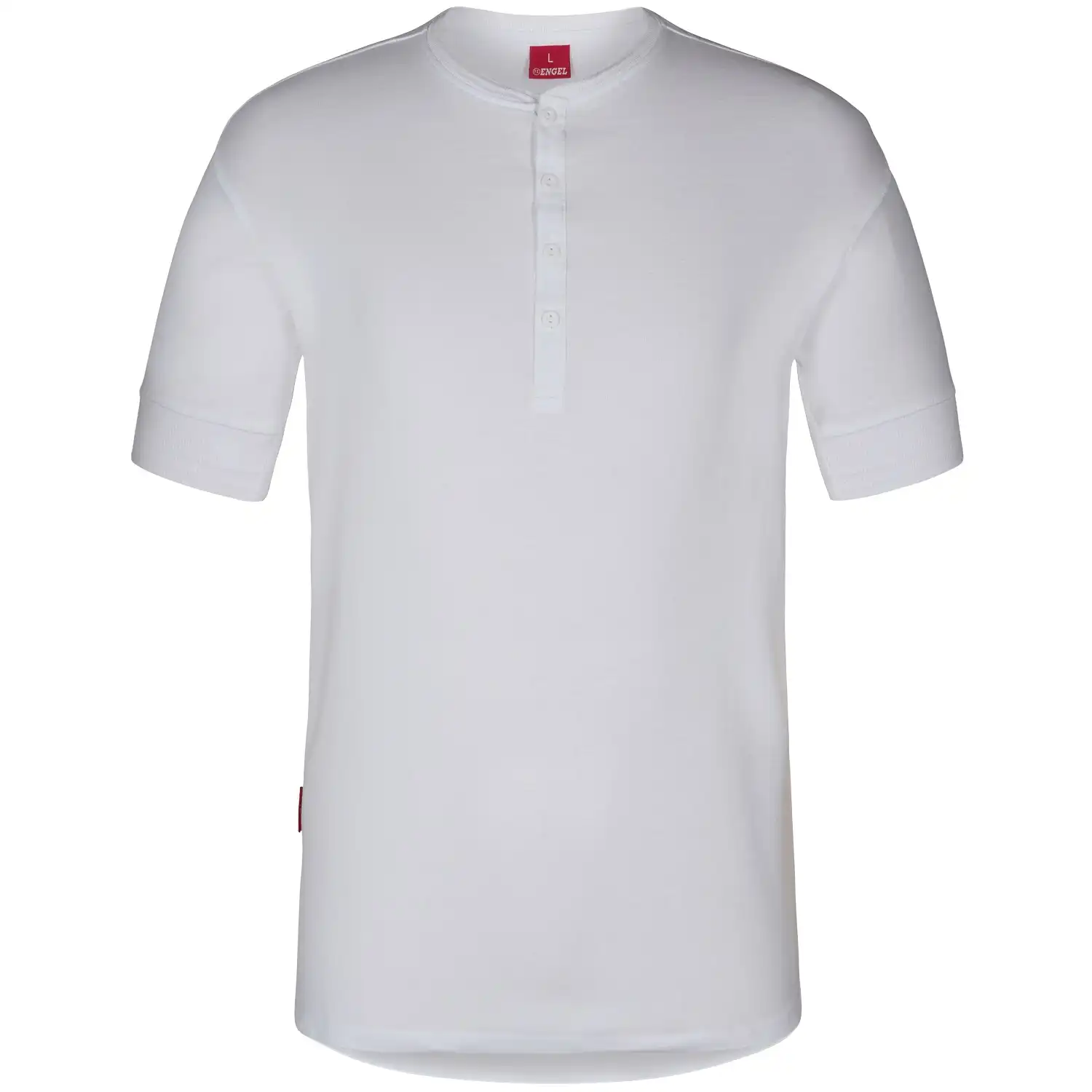 T-Shirt Henley-Grandad "9256-565" Extend in L, Weiß - Bild 1