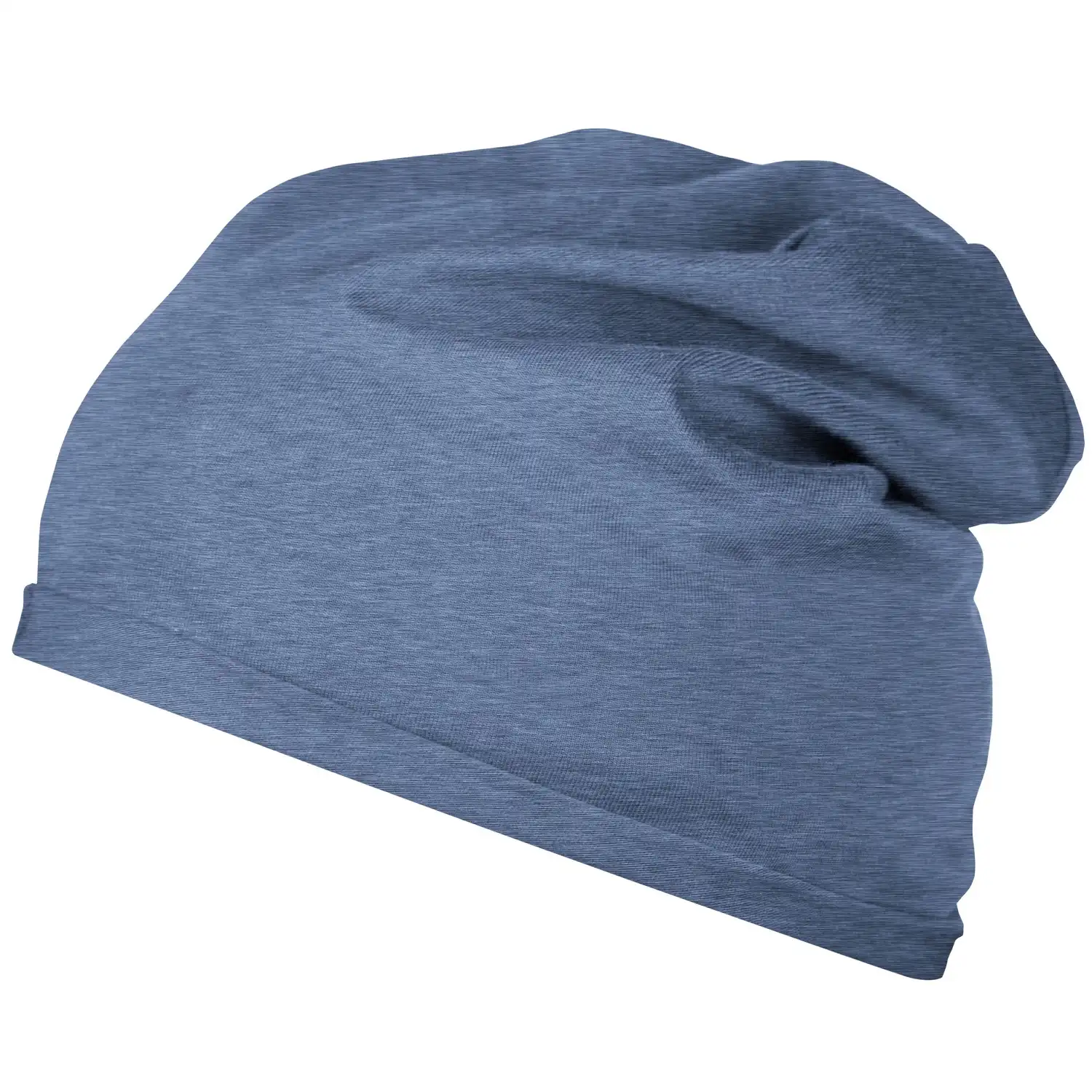 Beanie "MB7113" Bio-Baumwolle in light-denim-melange - Bild 1