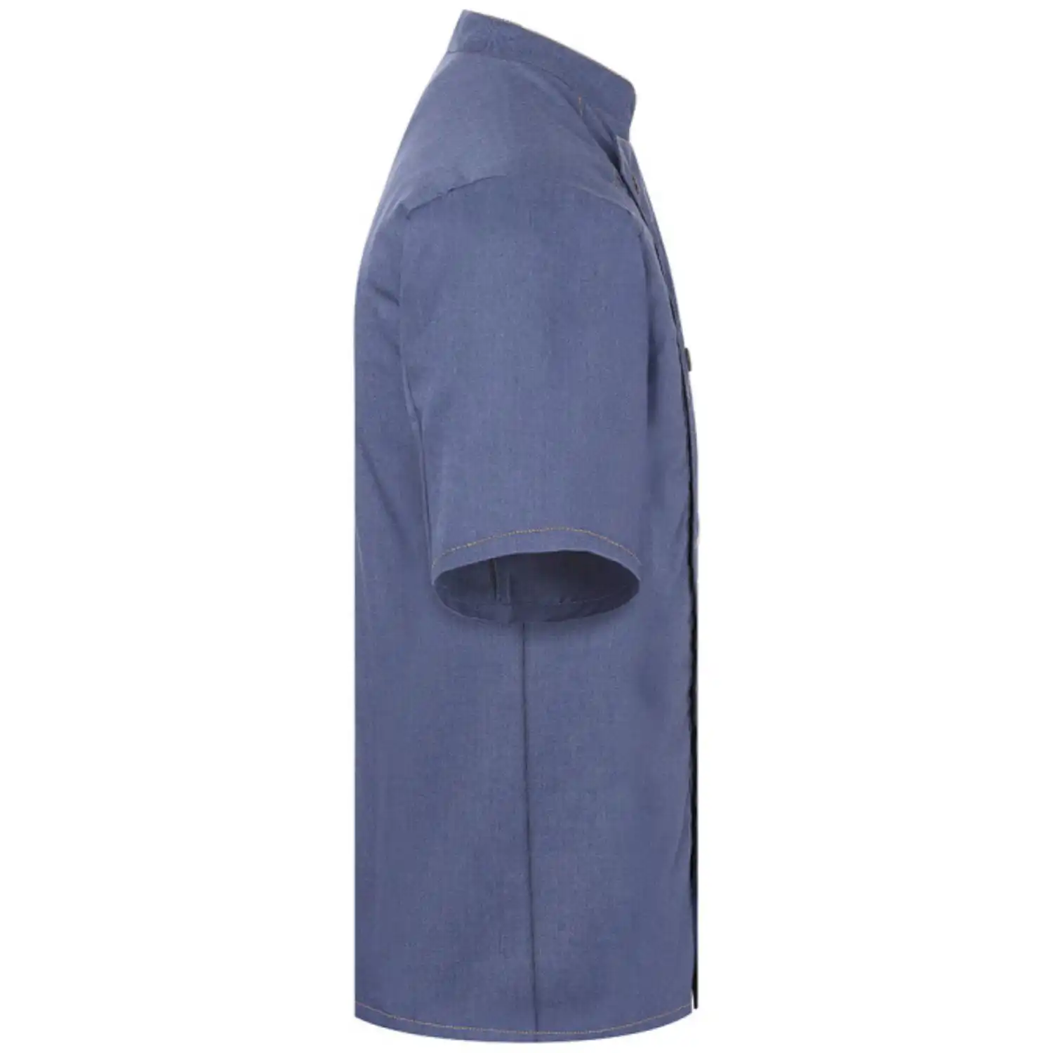 Herren Kochjacke Jeans "JM 32" in 46, vintage blau - Thumbnail 4