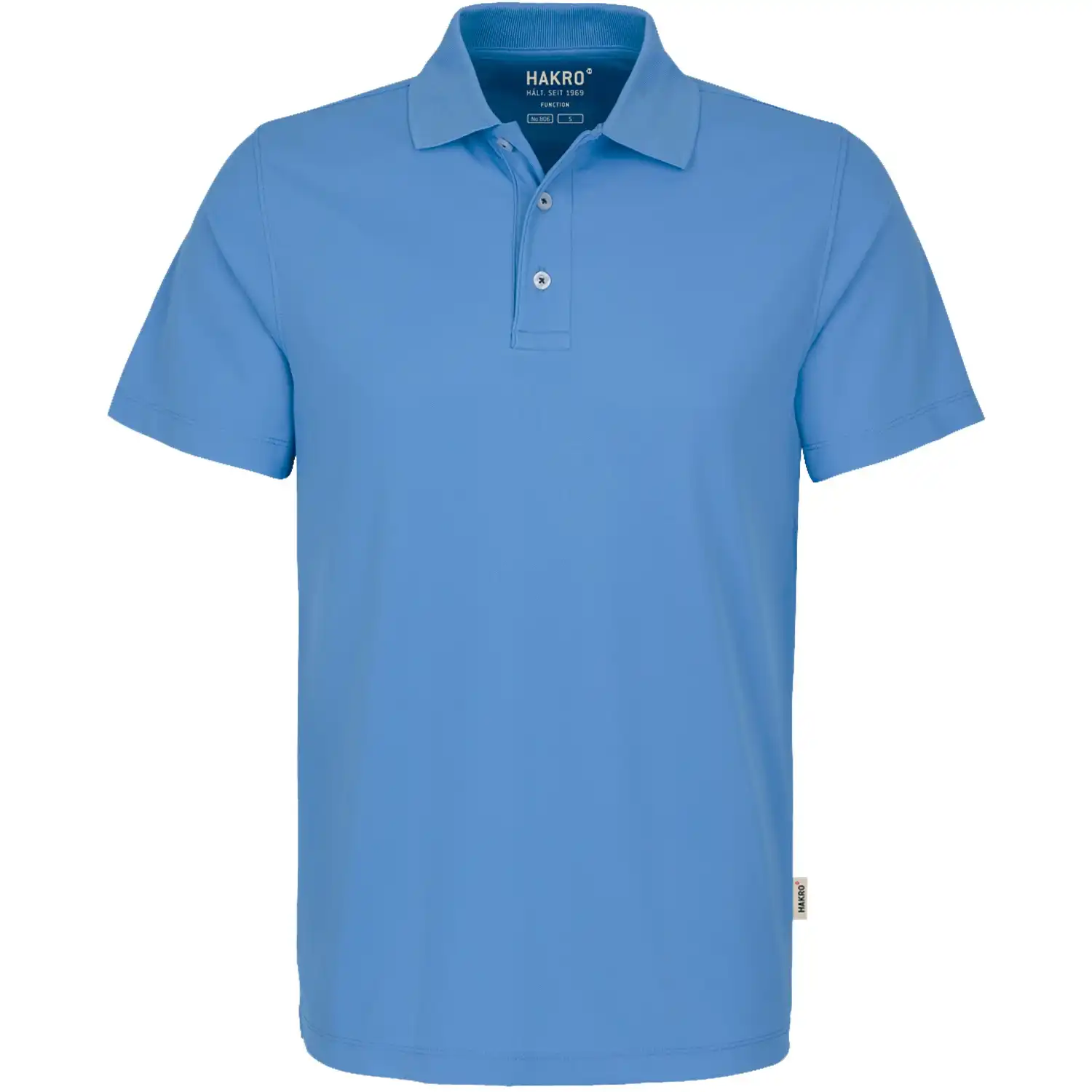Herren Poloshirt "COOLMAX®" 806 in malibu-blue, XL - Bild 1