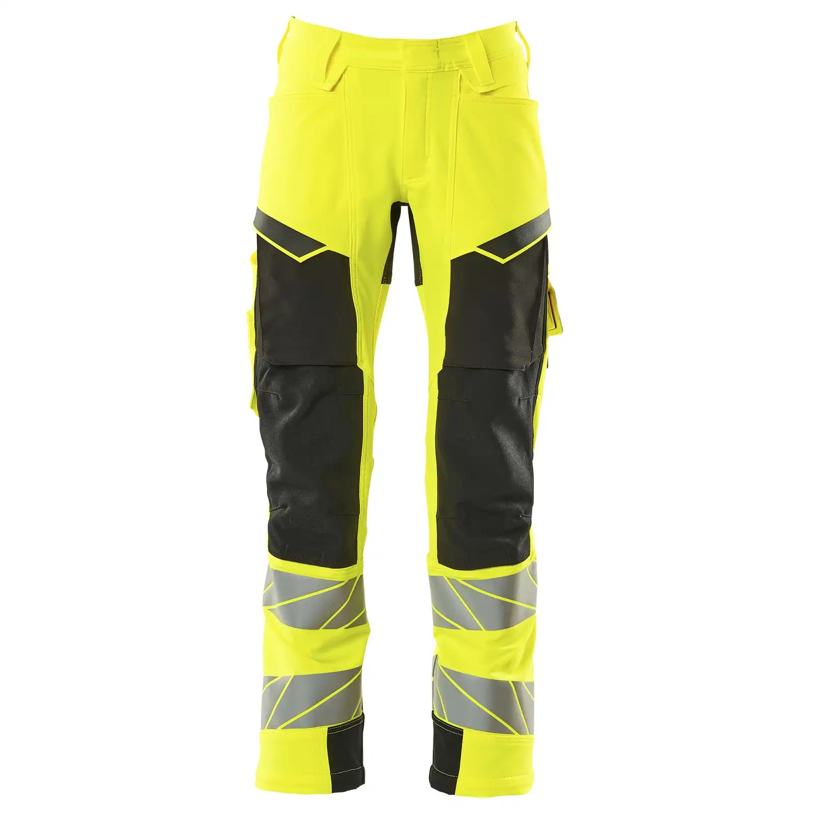 Warn Stretchbundhose Kl.2 ACCELERATE SAFE  in gelb/schwarz, 76C46 (EU 23) - Thumbnail 1