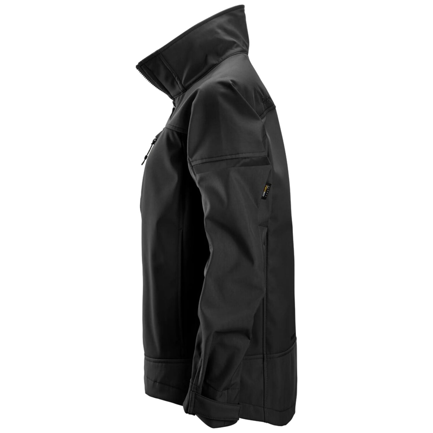 Damen Softshelljacke "1276" in schwarz, L - Thumbnail 3