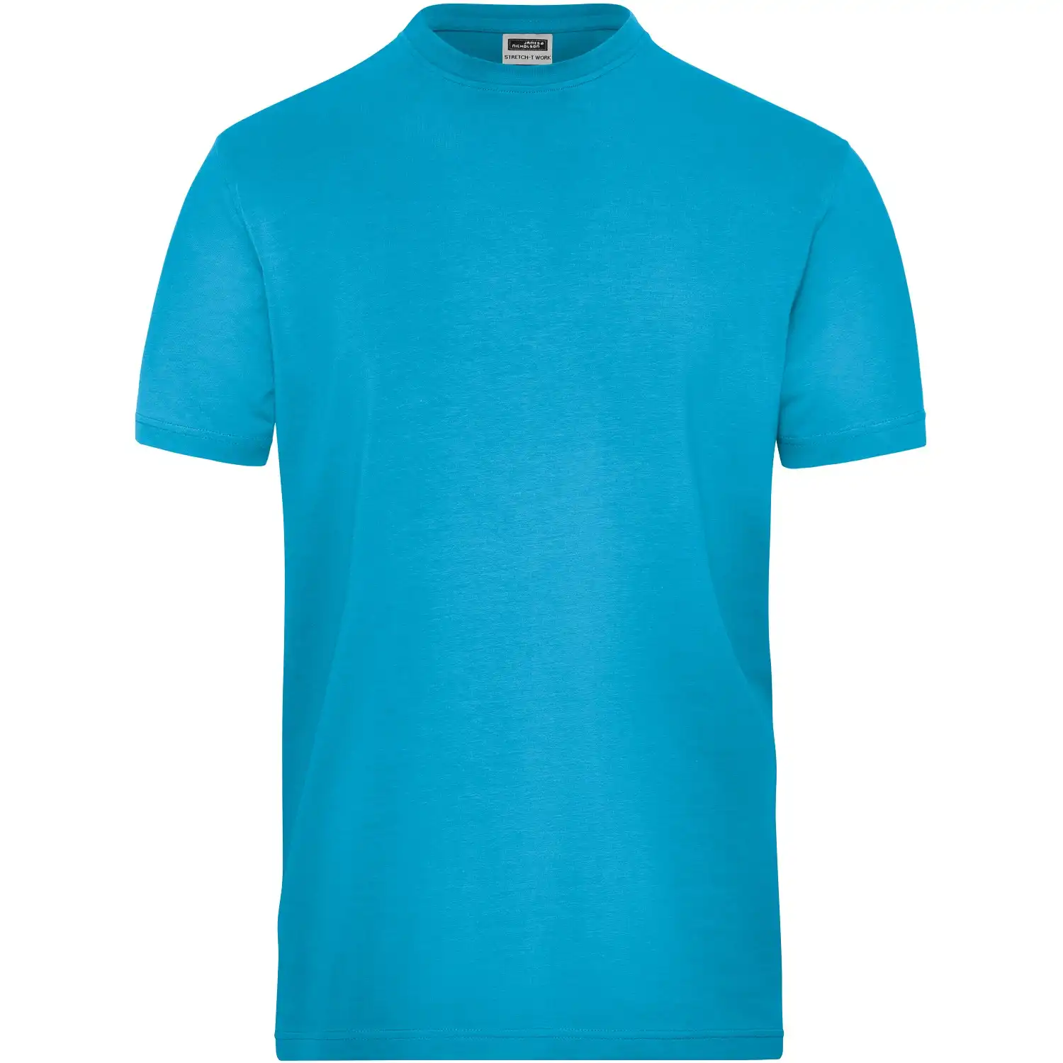 Bio Stretch T-Shirt "JN1802" UV-Schutz in turquoise, 4XL - Bild 1