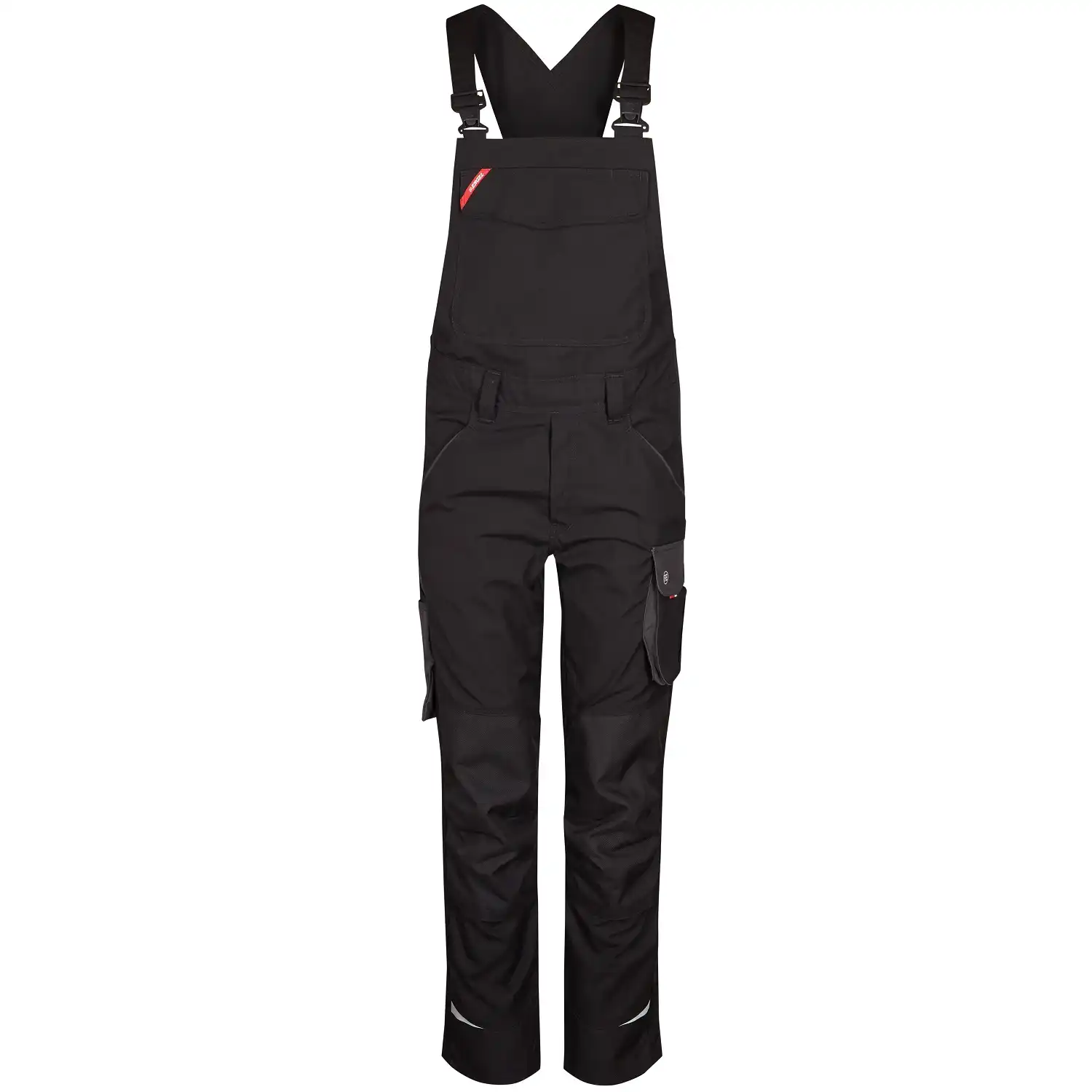 Damen Latzhose "3815-254" Galaxy in schwarz/anthrazit, 48 - Bild 1
