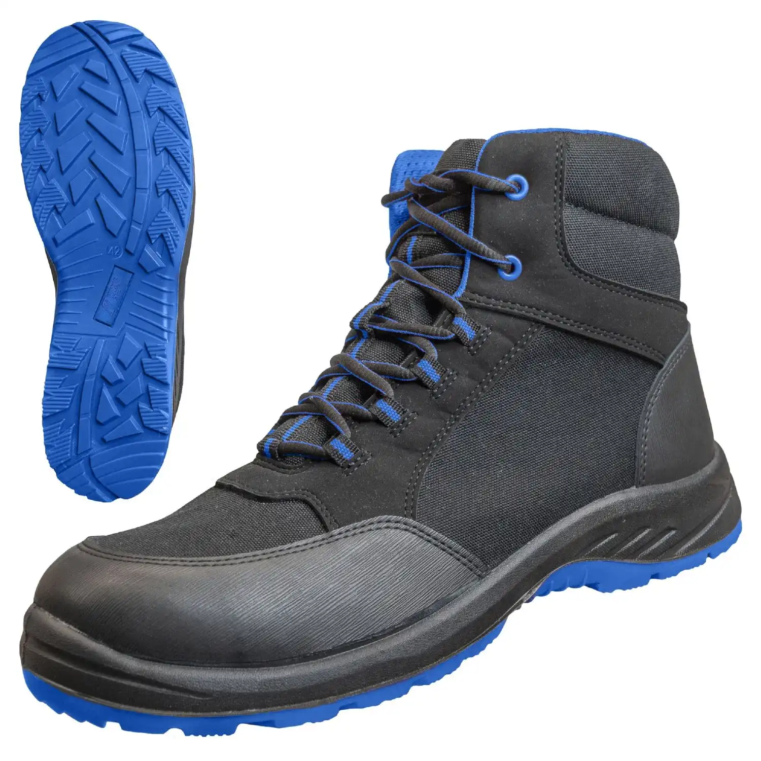 Sicherheitshochschuhe S3S "SOLID STEP" blau in 35 - Thumbnail 1