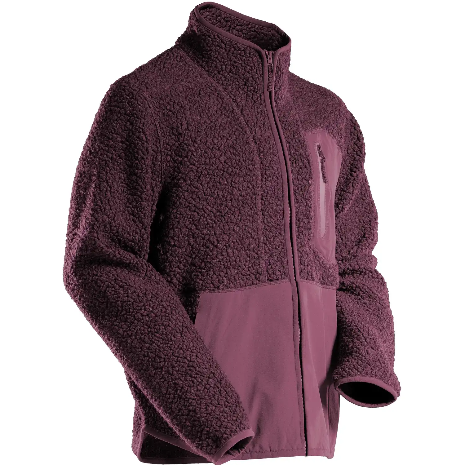 Faserpelzjacke "22303-682" Customized in bordeaux, XXL - Bild 1