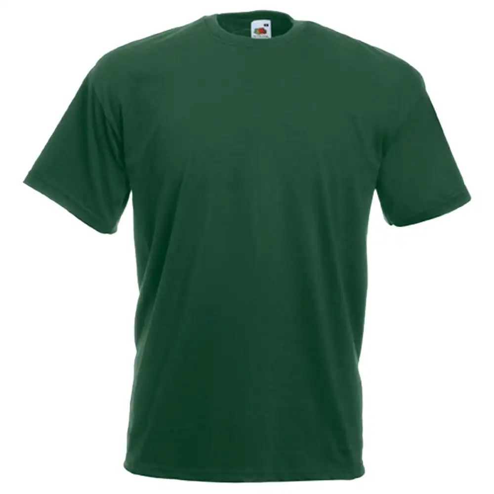 T-Shirt "F140" 100% Baumwolle Valueweight in bottle green, L - Bild 1