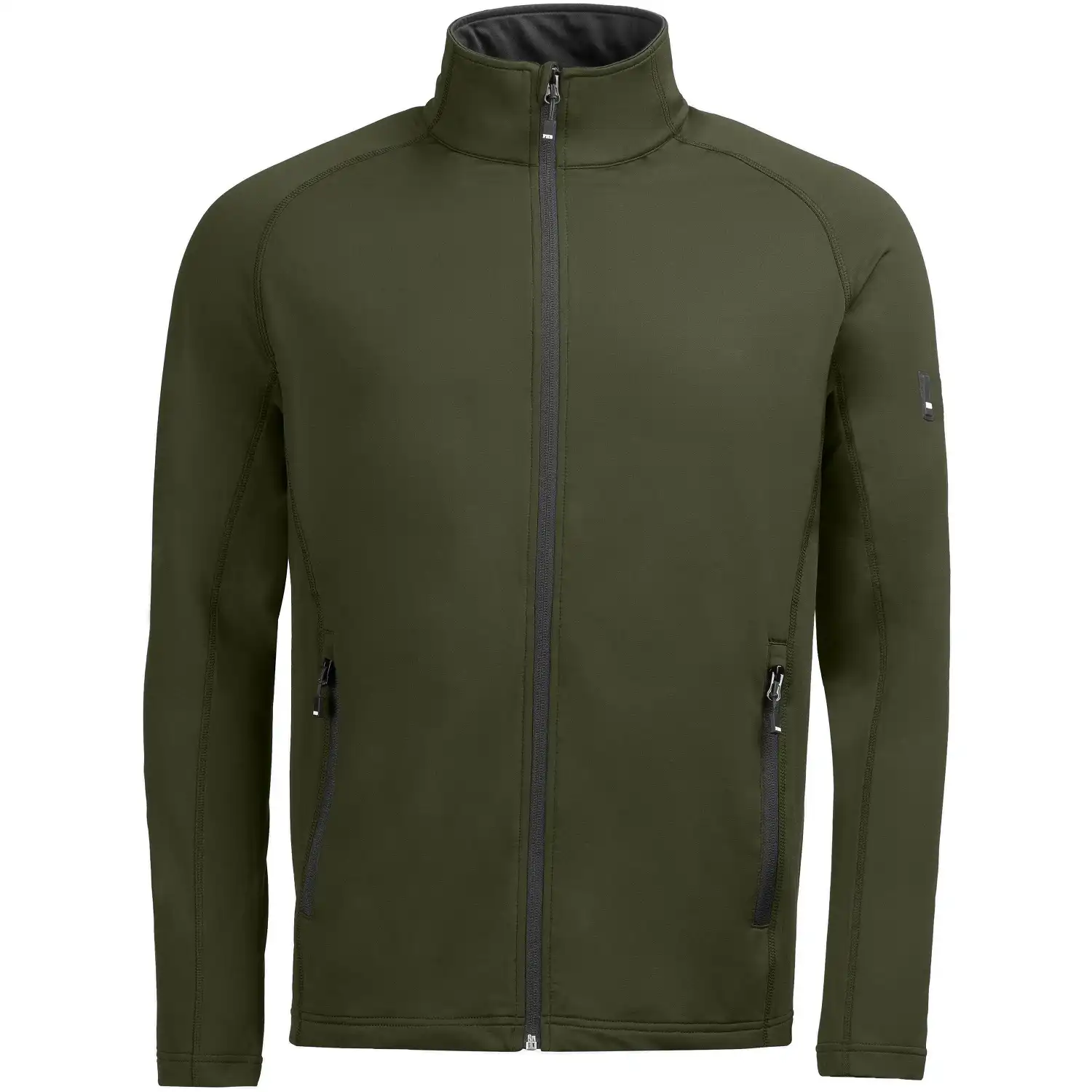 Fleecejacke "KUNO" in olive, M - Thumbnail 1