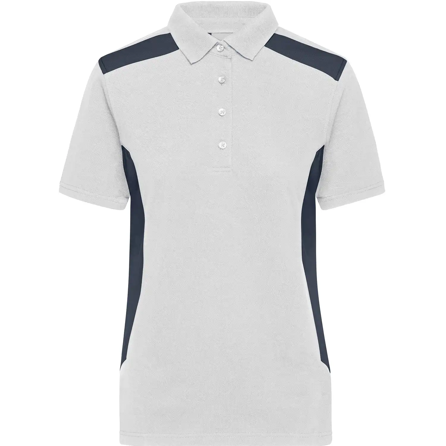 Damen Polo-Shirt "JN1825" in white/carbon, XL - Bild 1