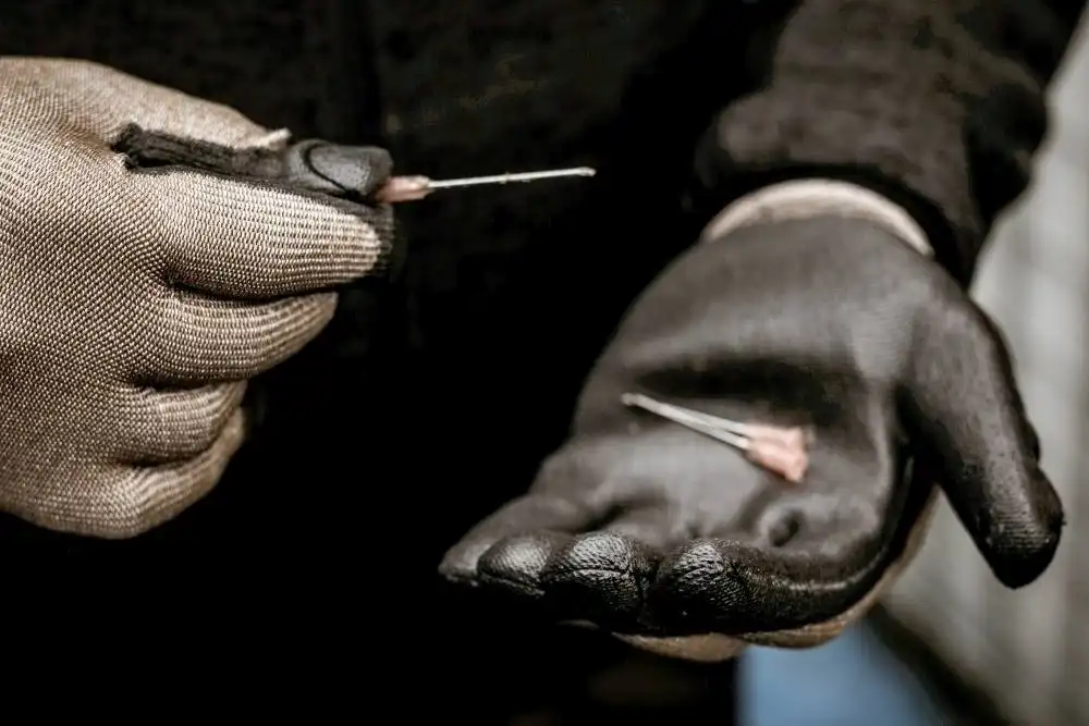 Stich- und Schnittschutzhandschuhe "STEEL" in 9 (L) - Thumbnail 2