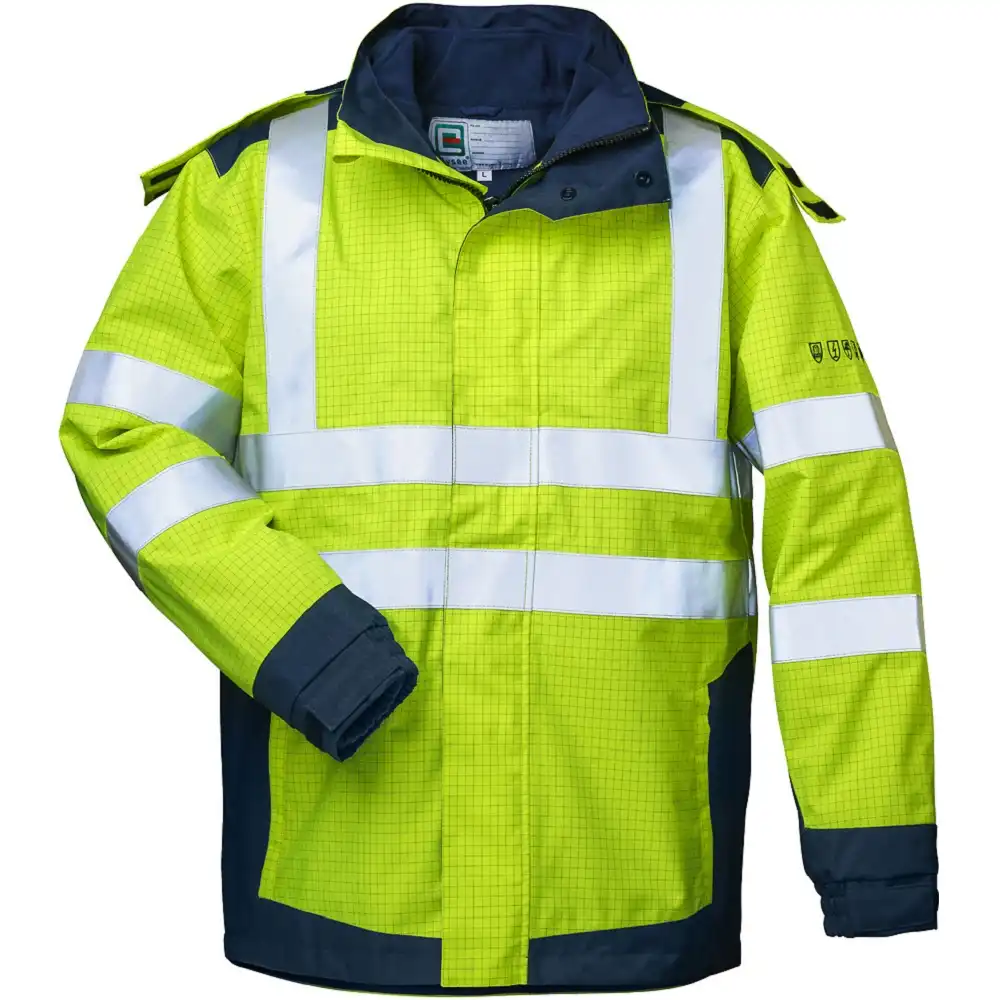 Multinorm-Parka 3in1  in gelb/marine, L - Thumbnail 1