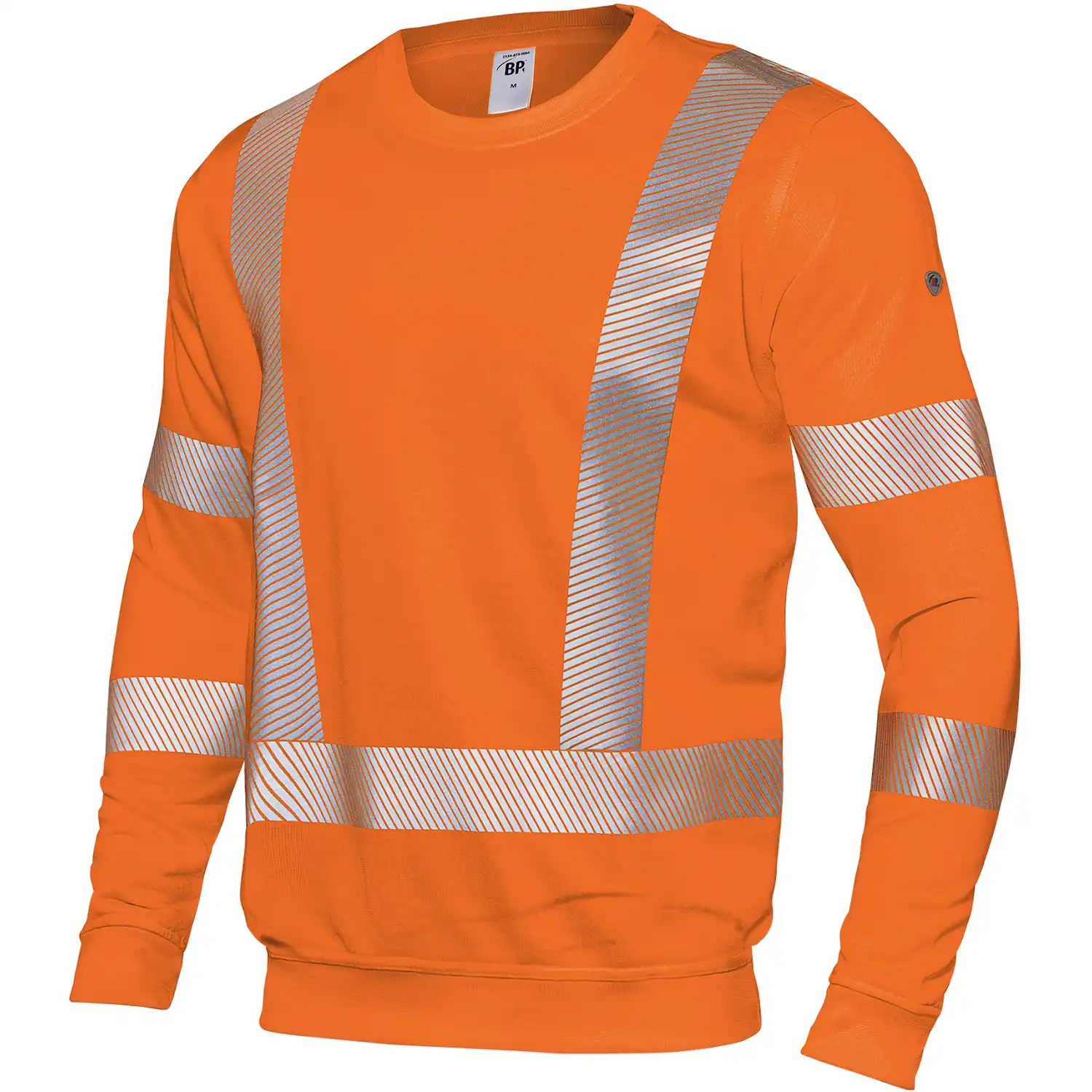Warnschutz Sweatshirt "2134-873" Hi-Vis Comfort in warnorange, XS - Thumbnail 1