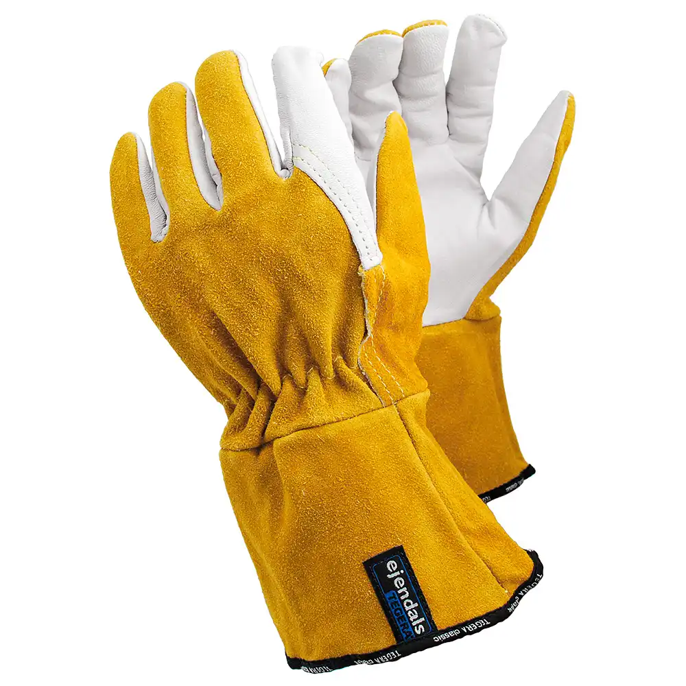 Schweißer-Arbeitshandschuhe 118A 10cm Stulpe in 7 (S) - Bild 1