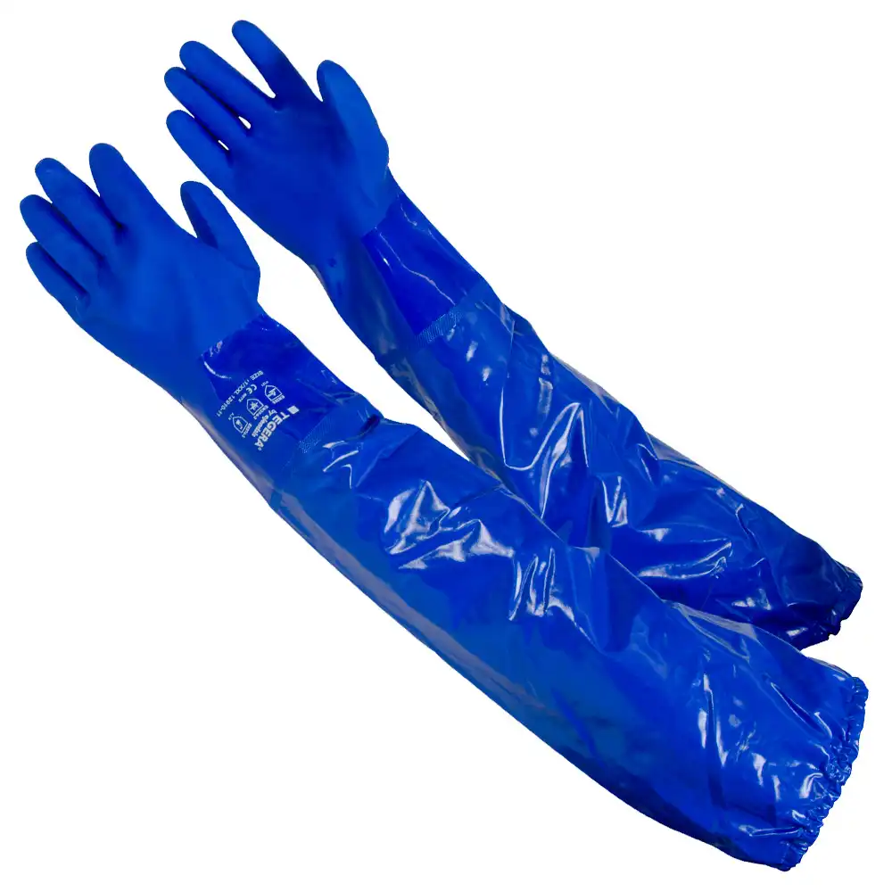 Chemikalienschutzhandschuhe 12910 PVC, Vinyl in 7 (S) - Bild 1