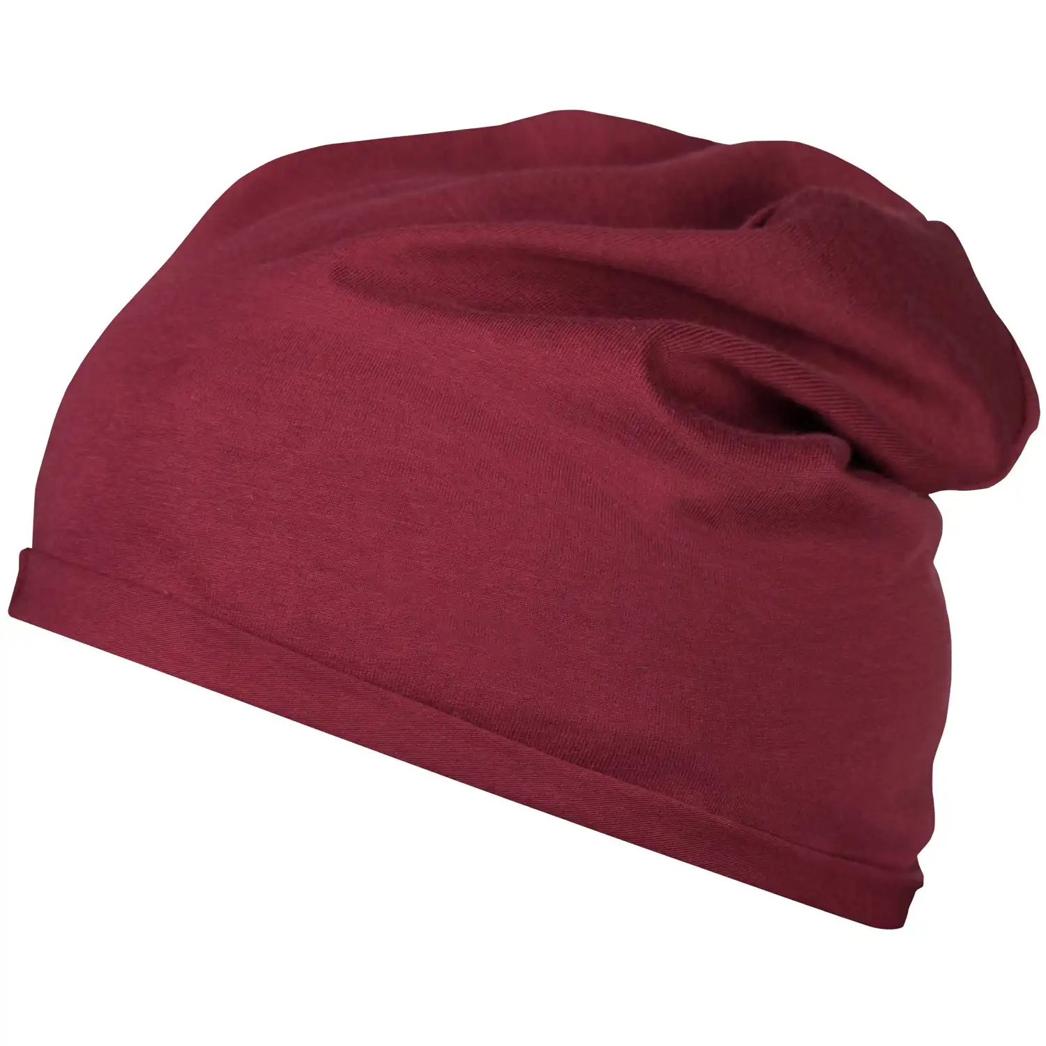 Beanie "MB7113" Bio-Baumwolle in wine - Thumbnail 1