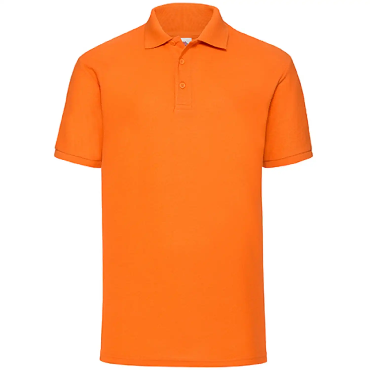 Polo-Shirt "F502" Piquée in Orange, L - Thumbnail 1