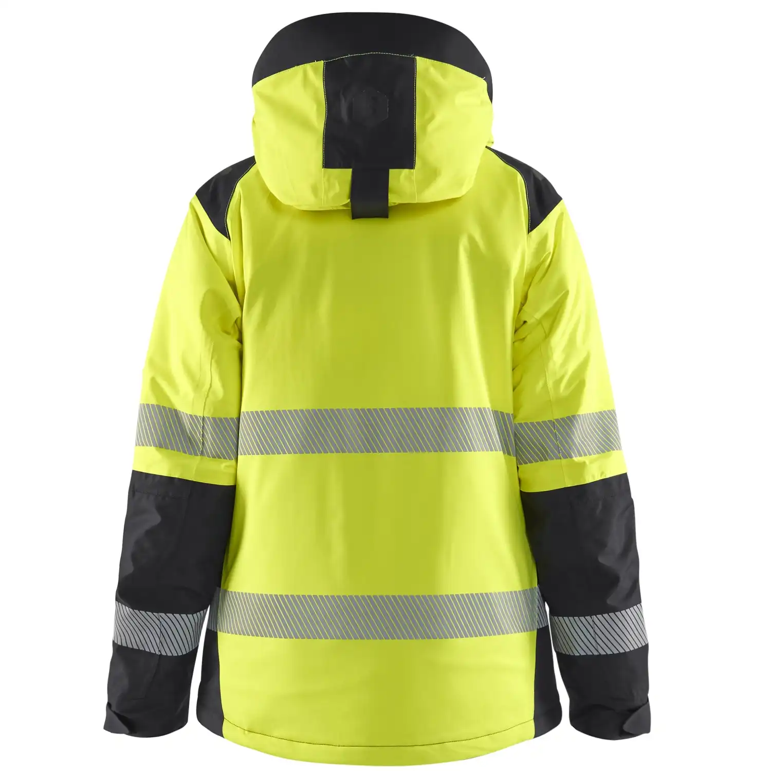 Damen Warnschutz Winterjacke Kl 2 "4456"  in gelb/schwarz, 3XL - Thumbnail 2