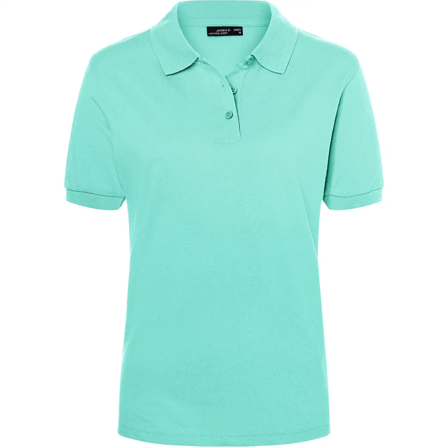 Damen Polo-Shirt Classic "JN071" in mint, M - Thumbnail 1