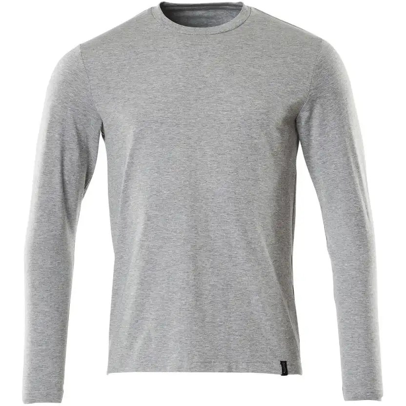 Longsleeve-Shirt "20181" Crossover in grau-meliert, XXL - Thumbnail 1