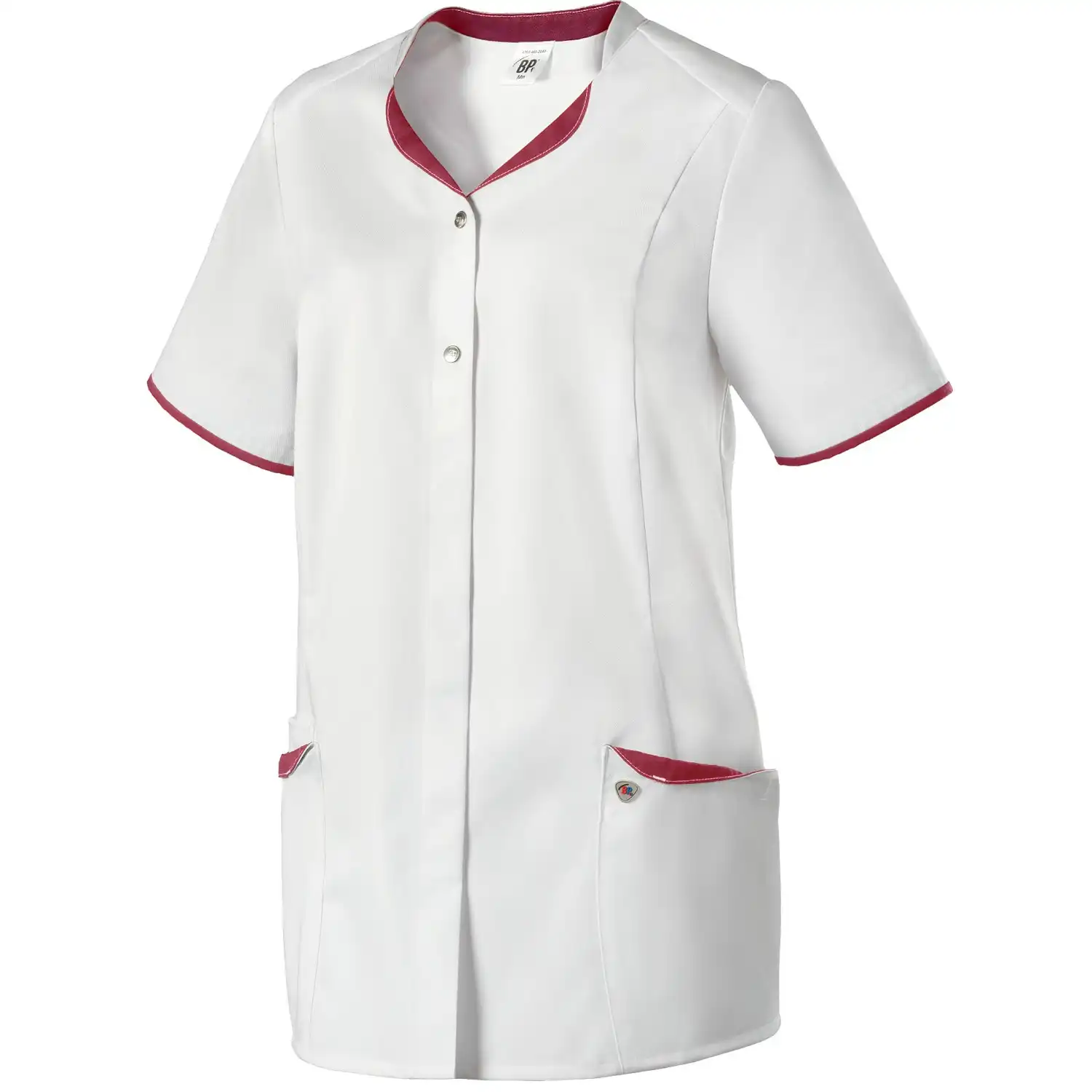 Damen Kasack "1702-485" Med & Care in weiß/koralle, L - Thumbnail 1