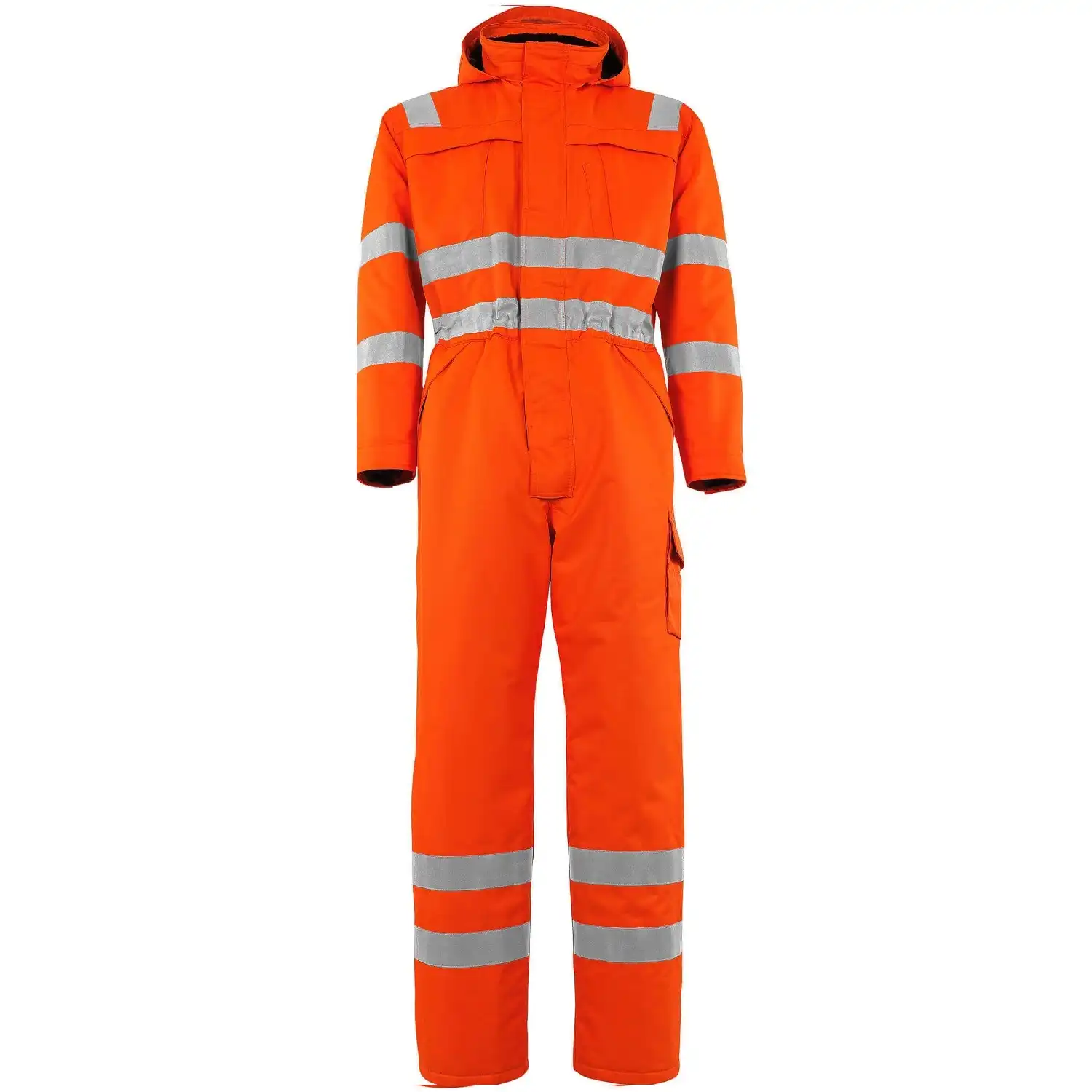 Warnschutz Winteroverall "TOMBOS" Safe Arctic in fluororange, 3XL - Thumbnail 1