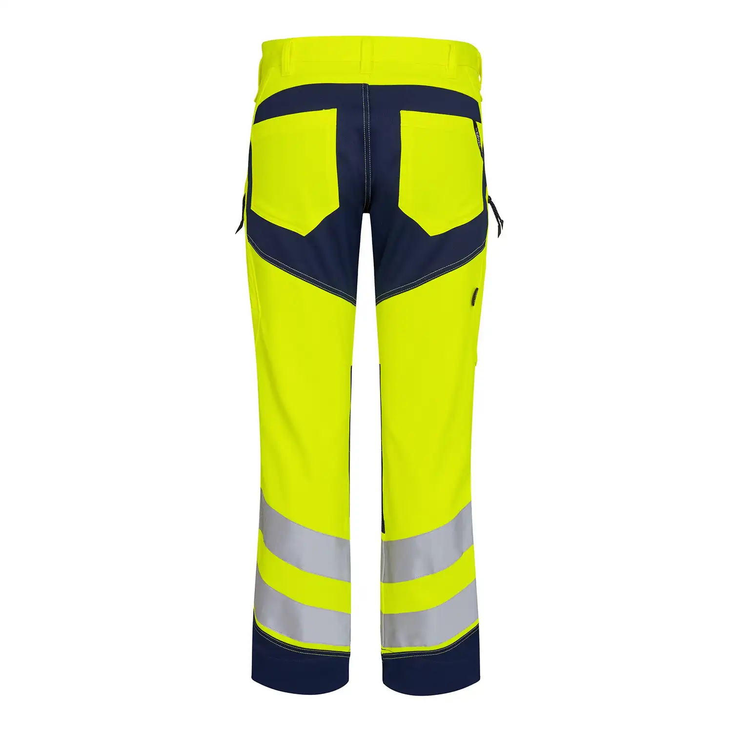 Warnschutz Stretch Bundhose "2544-314" Safety Kl. 2 in gelb/blau, 29 - Thumbnail 2