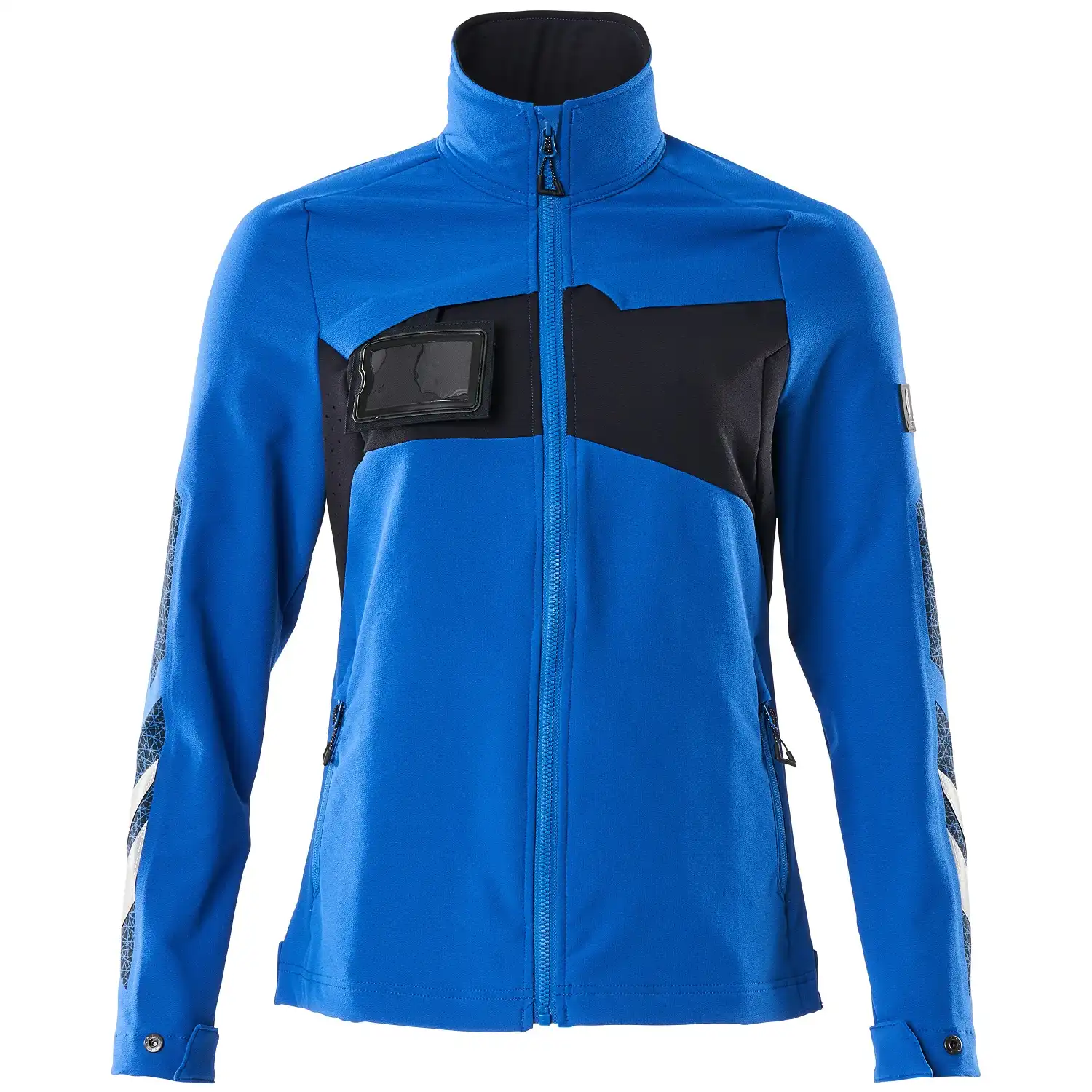 Damen Stretch-Bundjacke "ACCELERATE" in azurblau/schwarzblau, XS - Bild 1