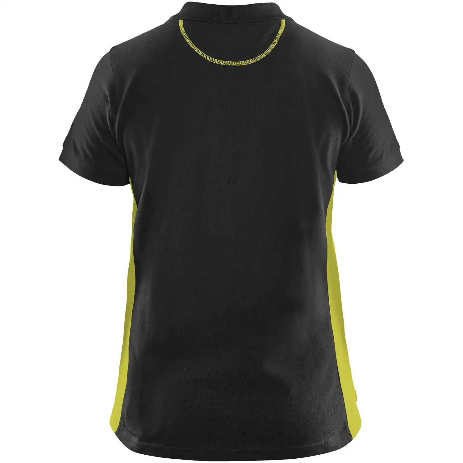 Damen Polo-Shirt "3390" in schwarz/gelb, 3XL - Thumbnail 2