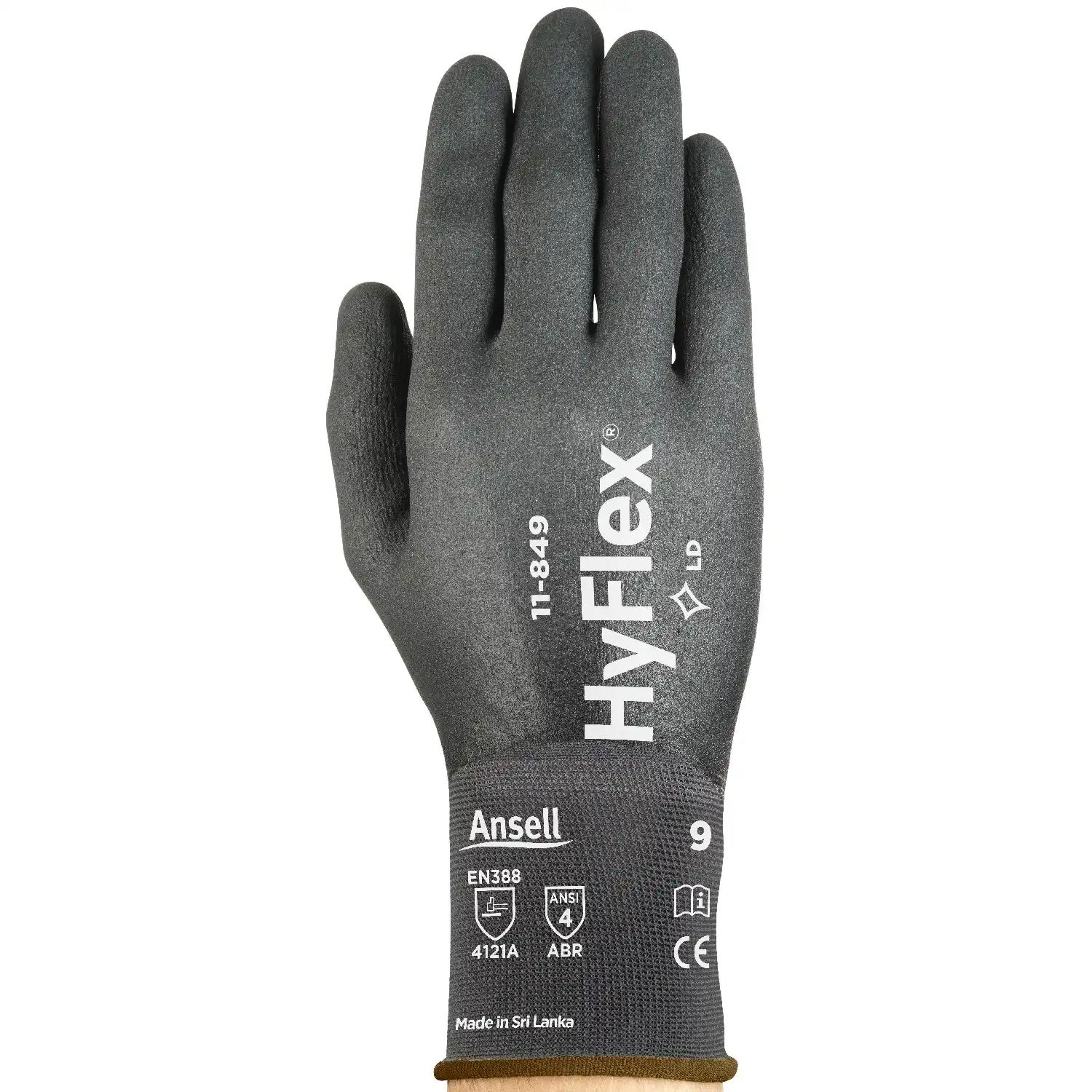 Nitril Montagehandschuhe "HyFlex®" 11-849 in 8 (M) - Bild 1
