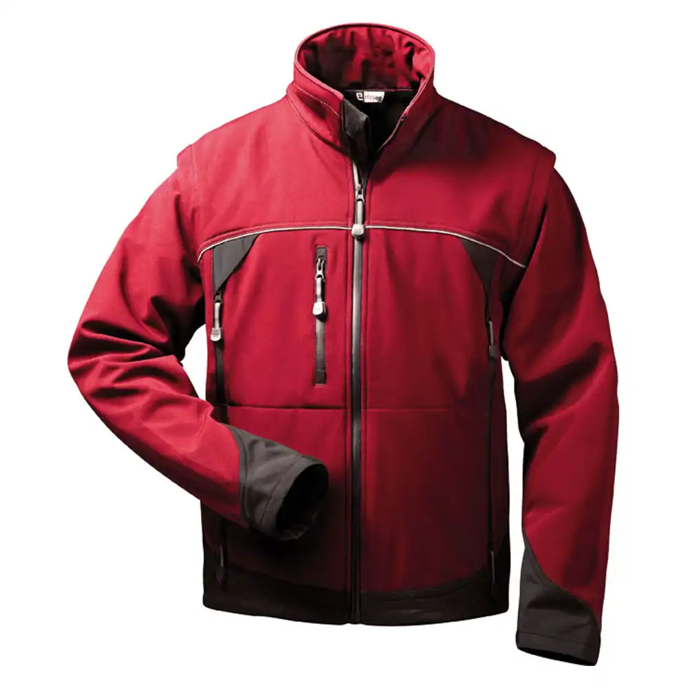 Softshelljacke 2in1 "OMEGA"rot in XL - Bild 1