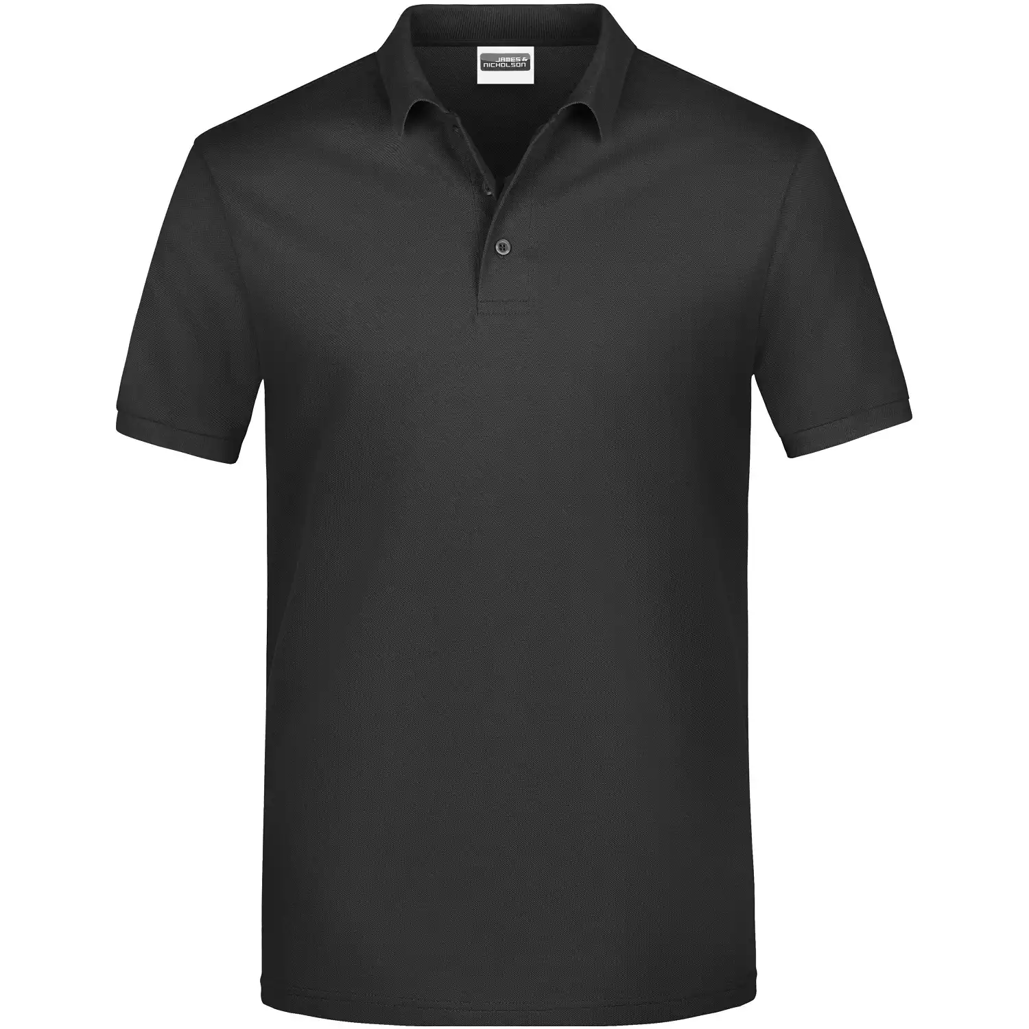 Basic Polo-Shirt "JN792" in black, 3XL - Thumbnail 1
