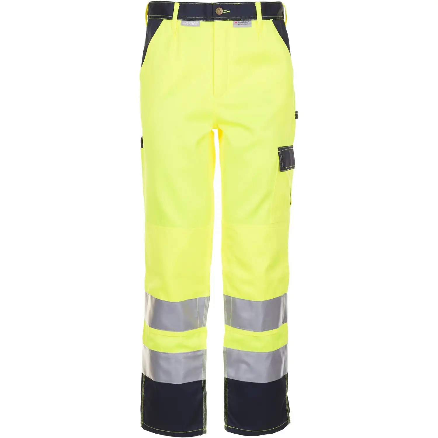 Warnschutz Bundhose "KONTRAST" in gelb/marine, 54 - Thumbnail 1