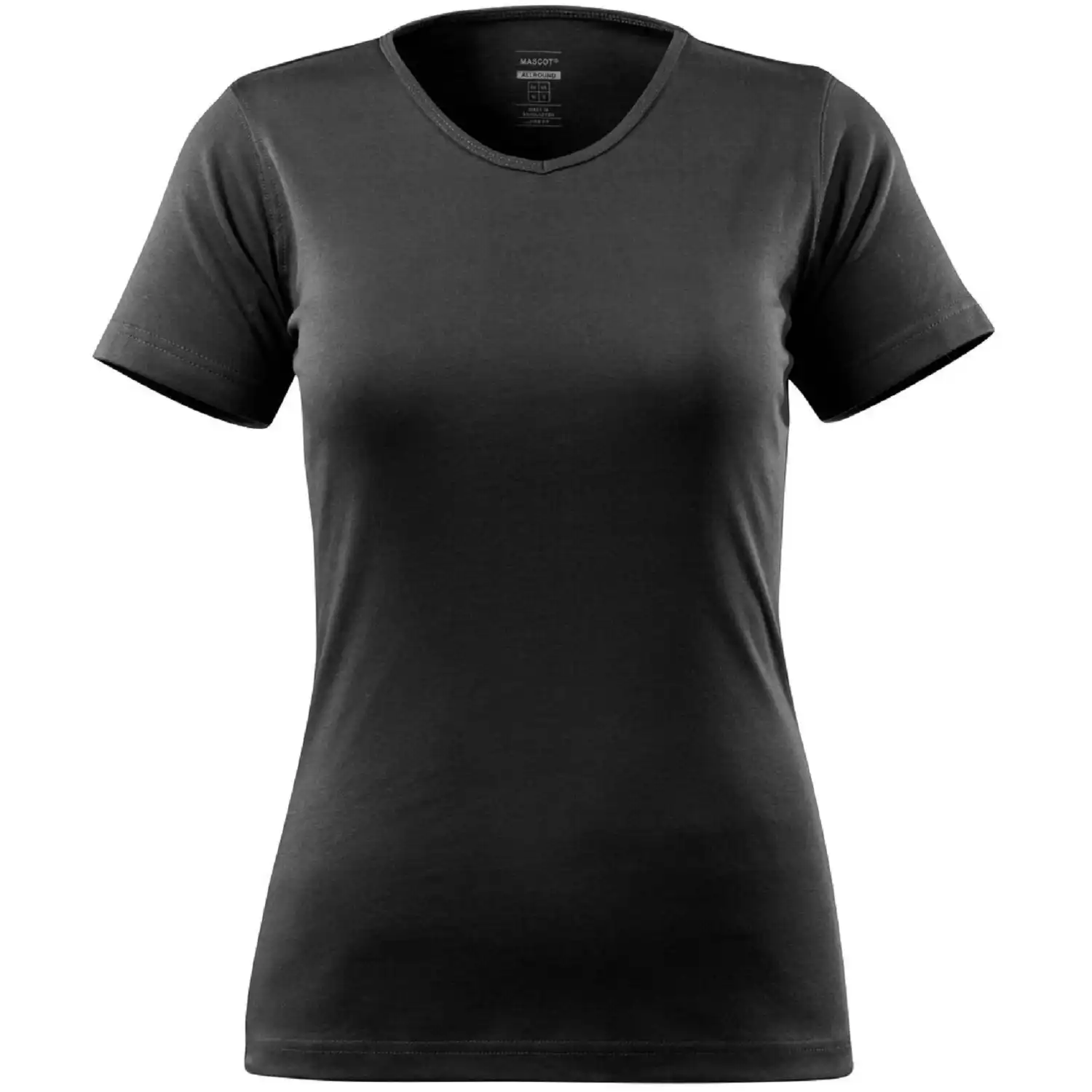 Damen T-Shirt "NICE" Crossover in schwarz, M - Thumbnail 1