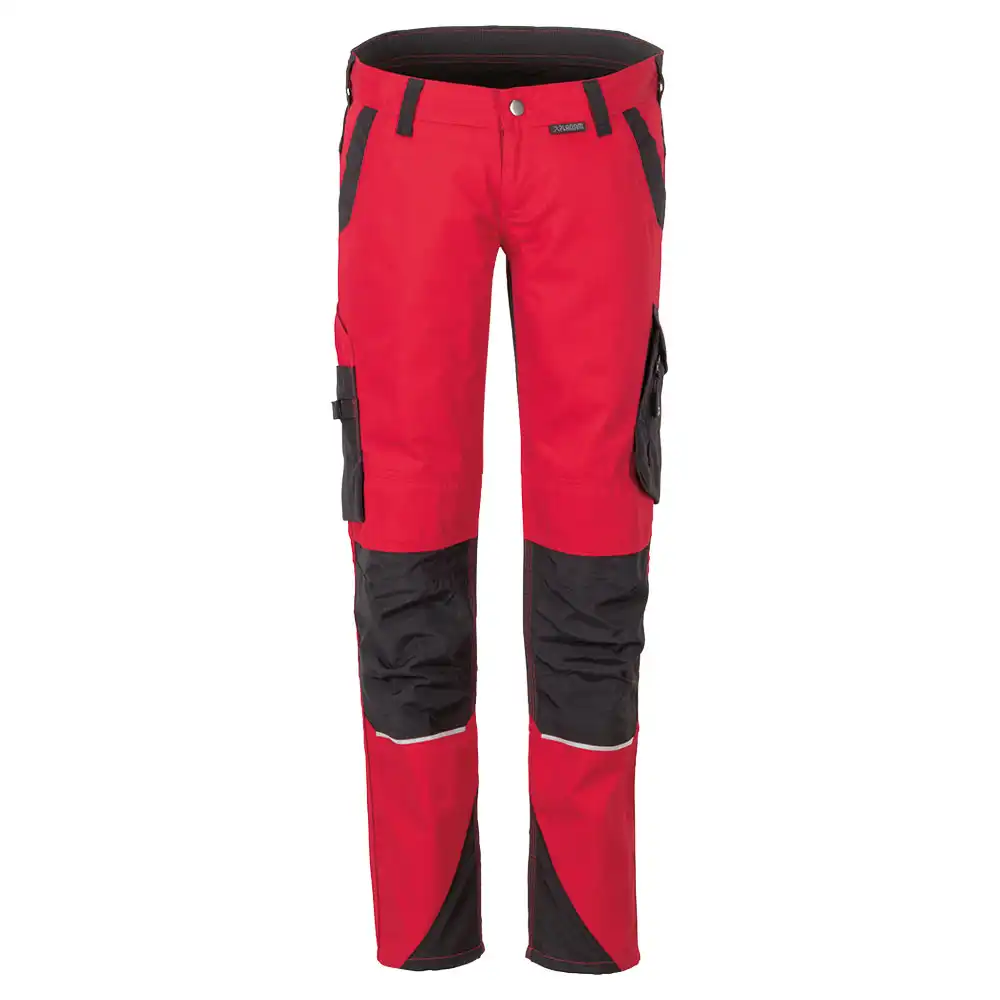 Damen Stretch-Bundhose "NORIT" in rot/schwarz, 52 - Bild 1