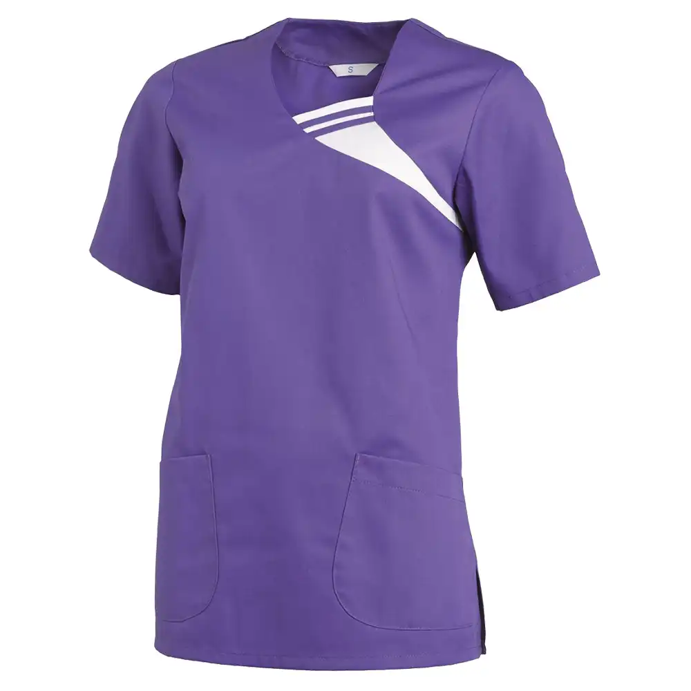 Damen-Schlupfjacke Halbarm "08/1255" in purple, L - Bild 1