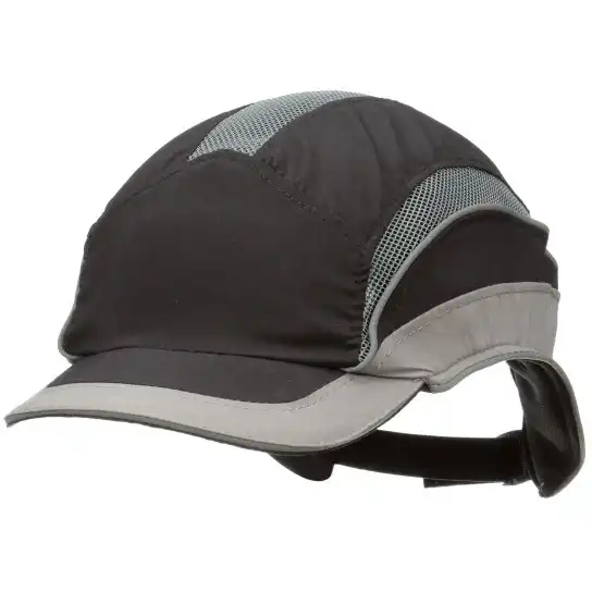 Anstosskappe "First Base 3 Classic" HC24 55mm verkürzter Schirm in schwarz/grau - Bild 1