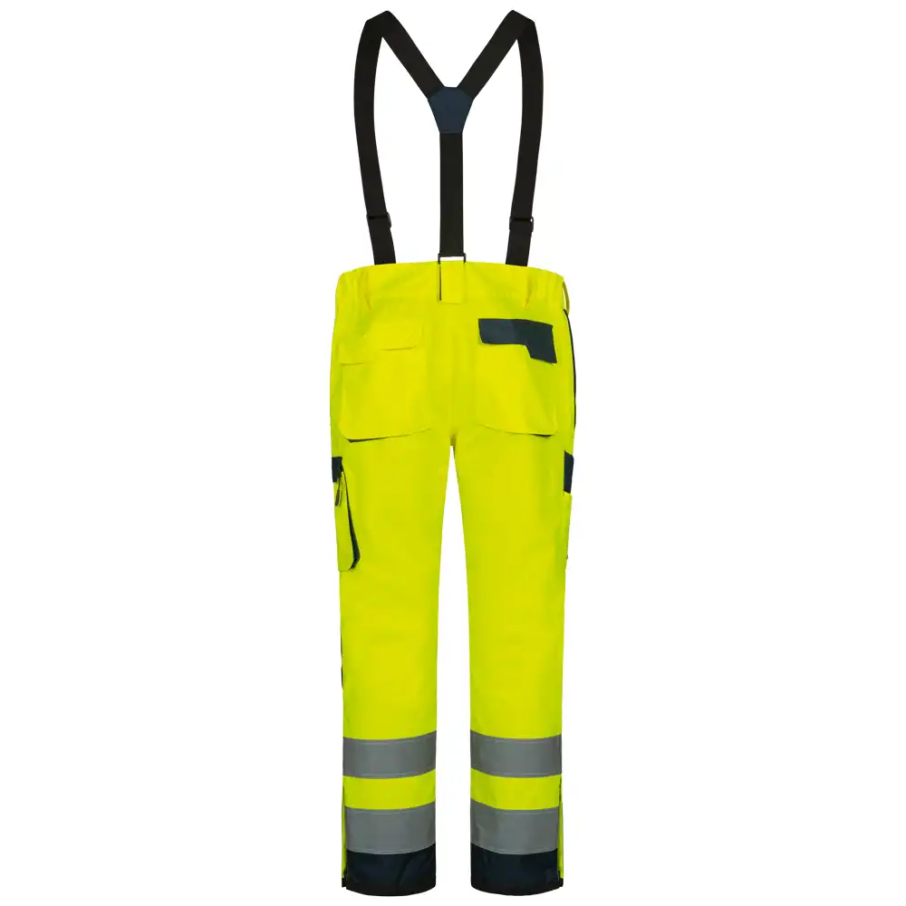 Warnschutz Regenhose Kl. 2 "BJARKI/FLOKI"  in gelb/marine, L - Thumbnail 2