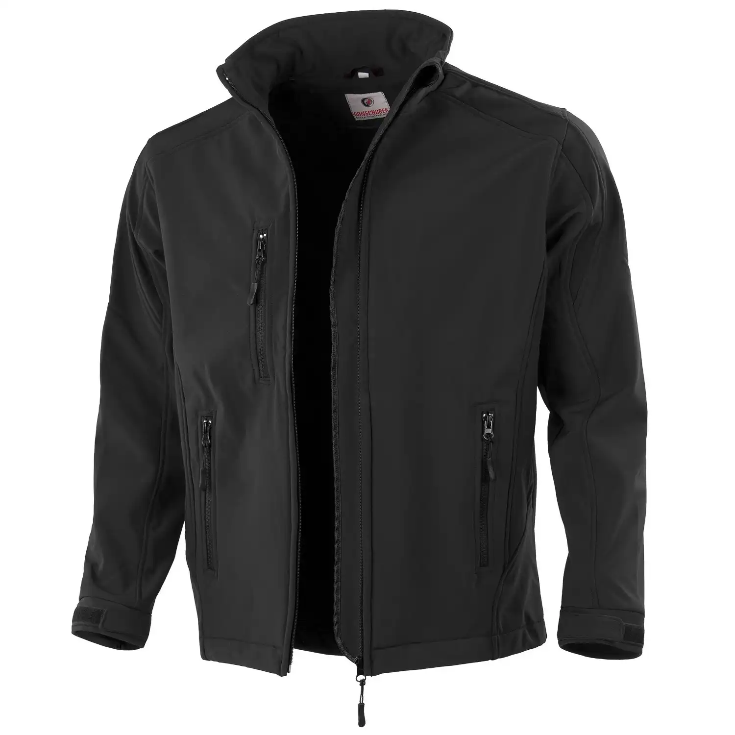 Softshelljacke "1020" in schwarz, L - Thumbnail 1