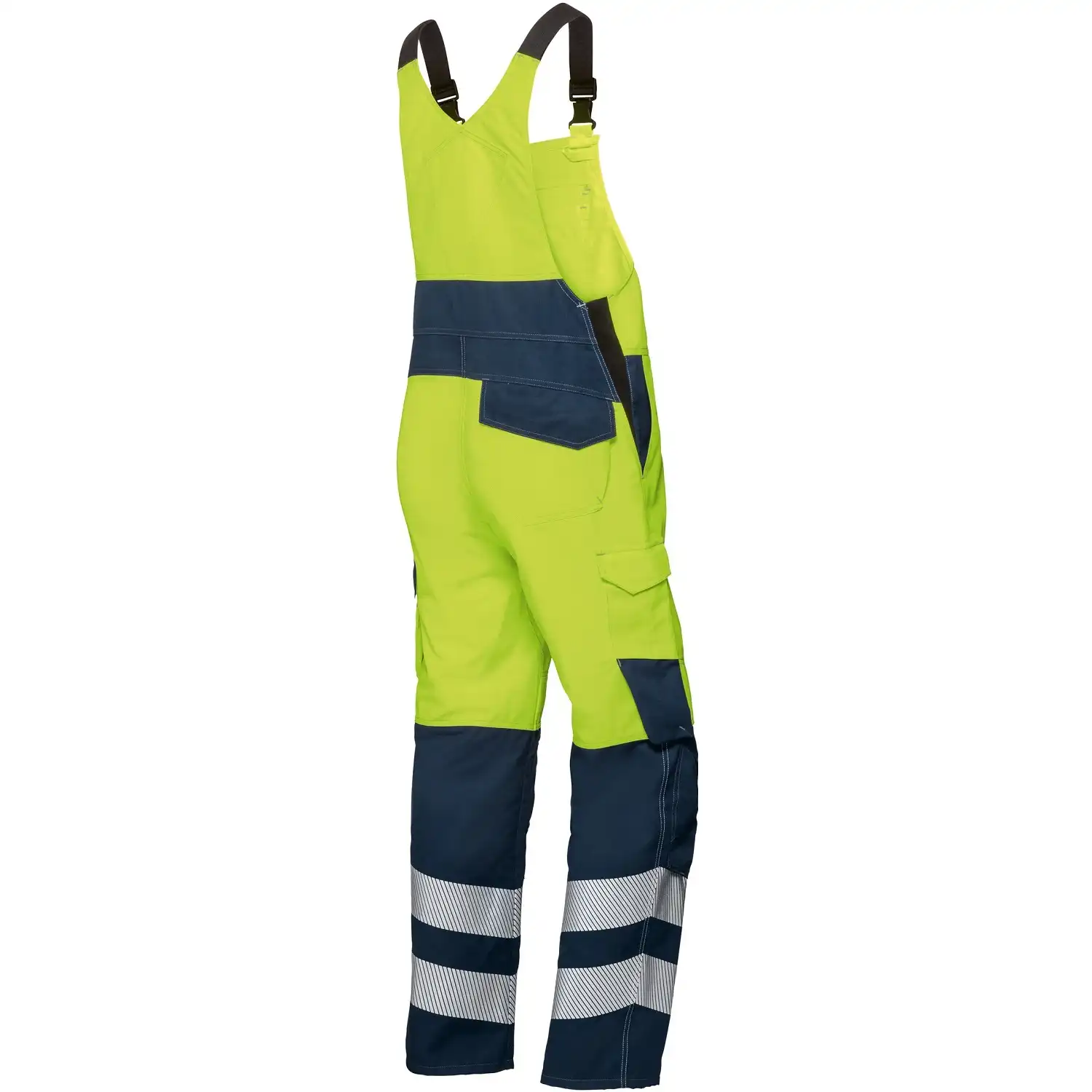 Multinorm Latzhose Kl. 2 "2237-590" Multi Protect Plus gelb/nachtblau in 60 - Thumbnail 2