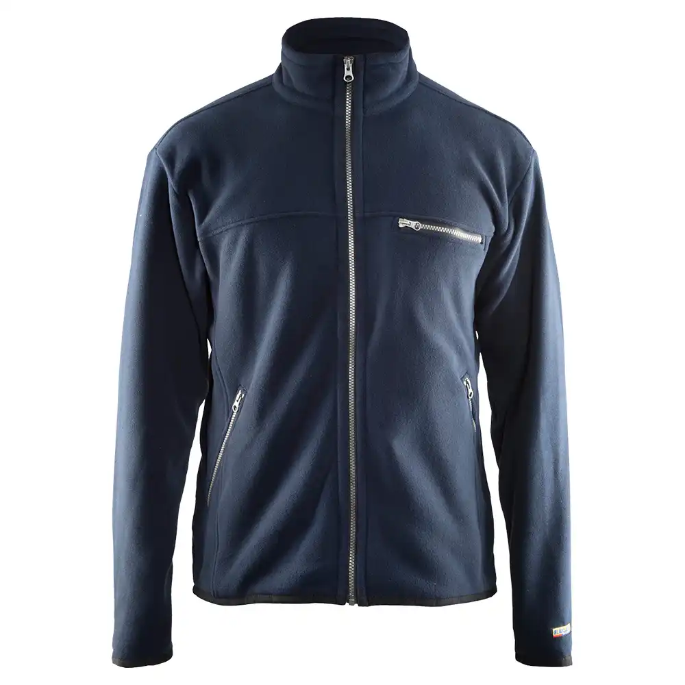 Fleecejacke "4830" in marine, L - Thumbnail 1