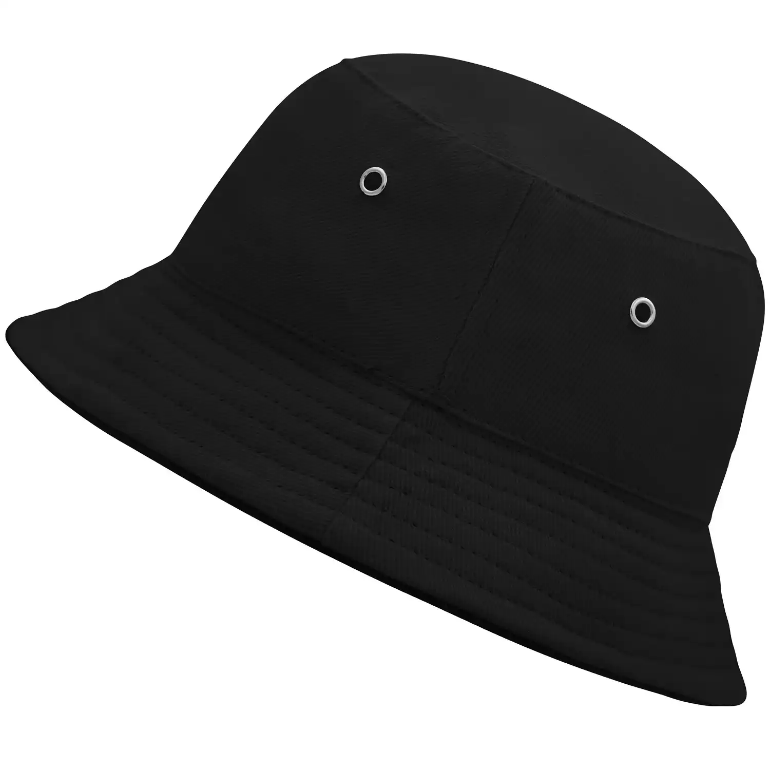 Kinder Fischerhut "MB013" Fisherman Piping Hat in black/black - Bild 1