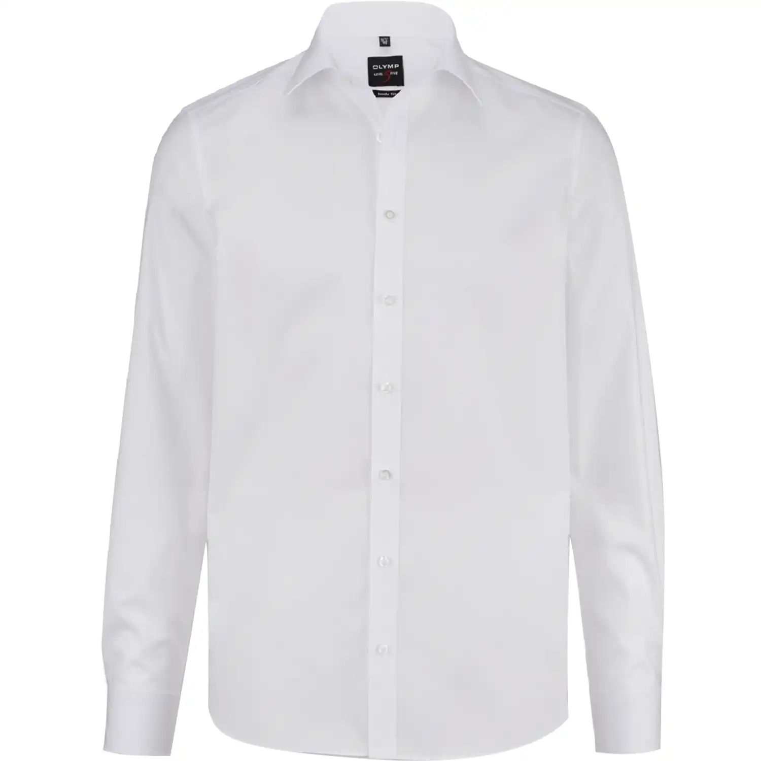 Hemd "LEVEL FIVE Body fit" langarm weiß in 44 - Thumbnail 1