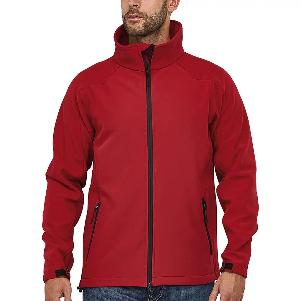 Softshelljacke "TREK" in Rot, XL - Bild 1