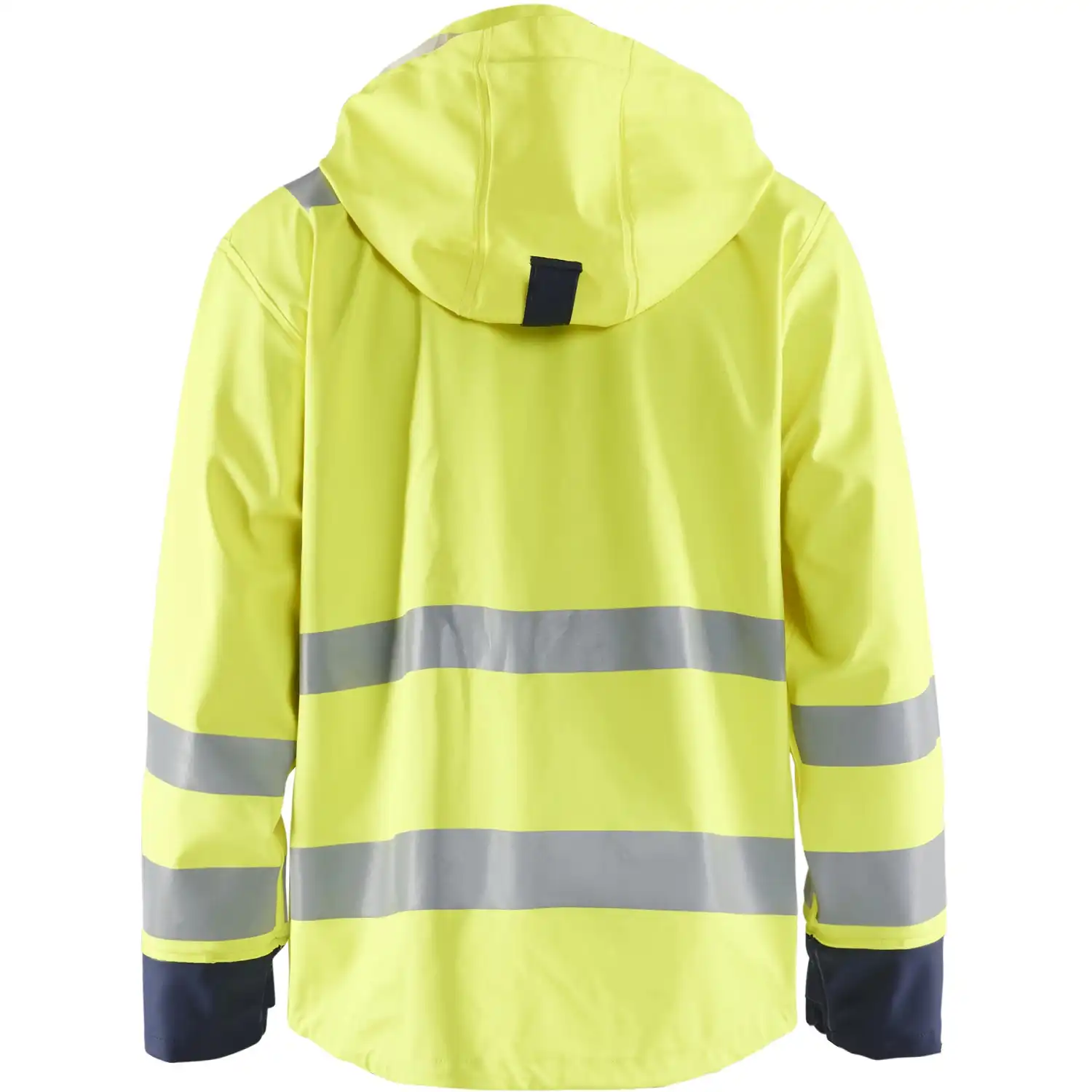 Multinorm Regenjacke "4313" Level 2 gelb/marine in XL - Thumbnail 2